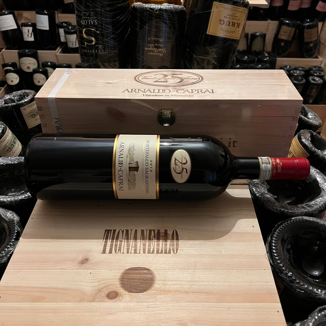 Montefalco Sagrantino DOCG 25 Anni Magnum 2019 Arnaldo Caprai in Cassa Legno