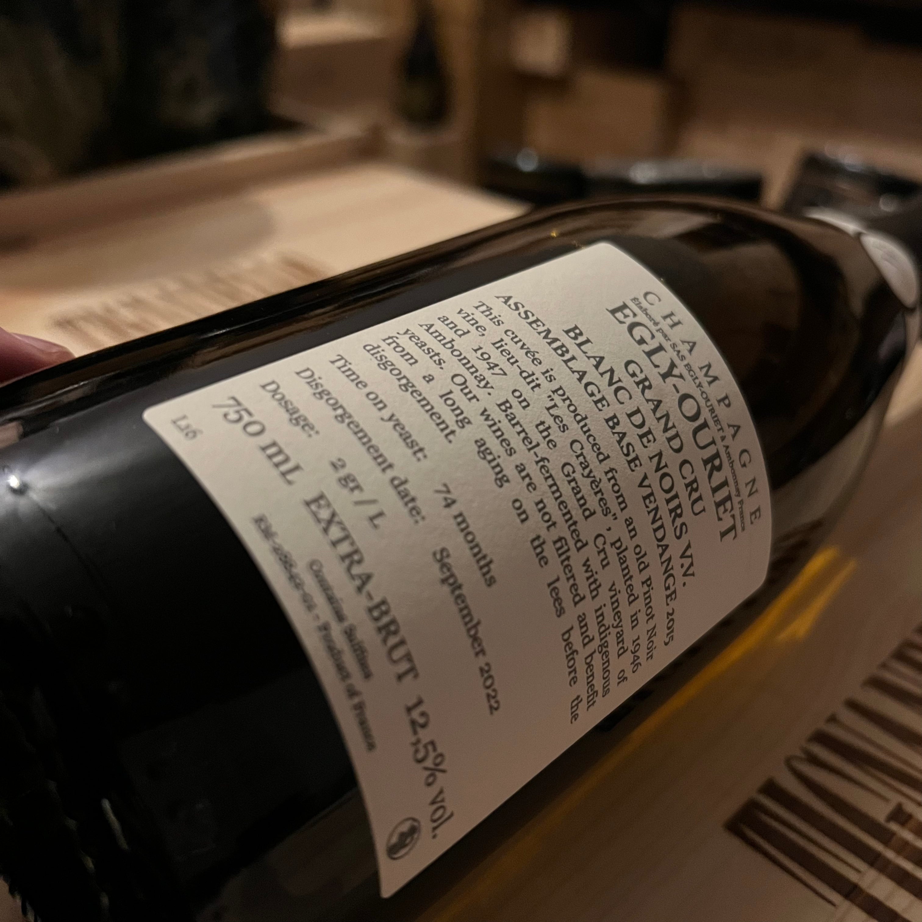 Egly-Ouriet Blanc de Noirs Vieilles Vignes Grand Cru Extra Brut