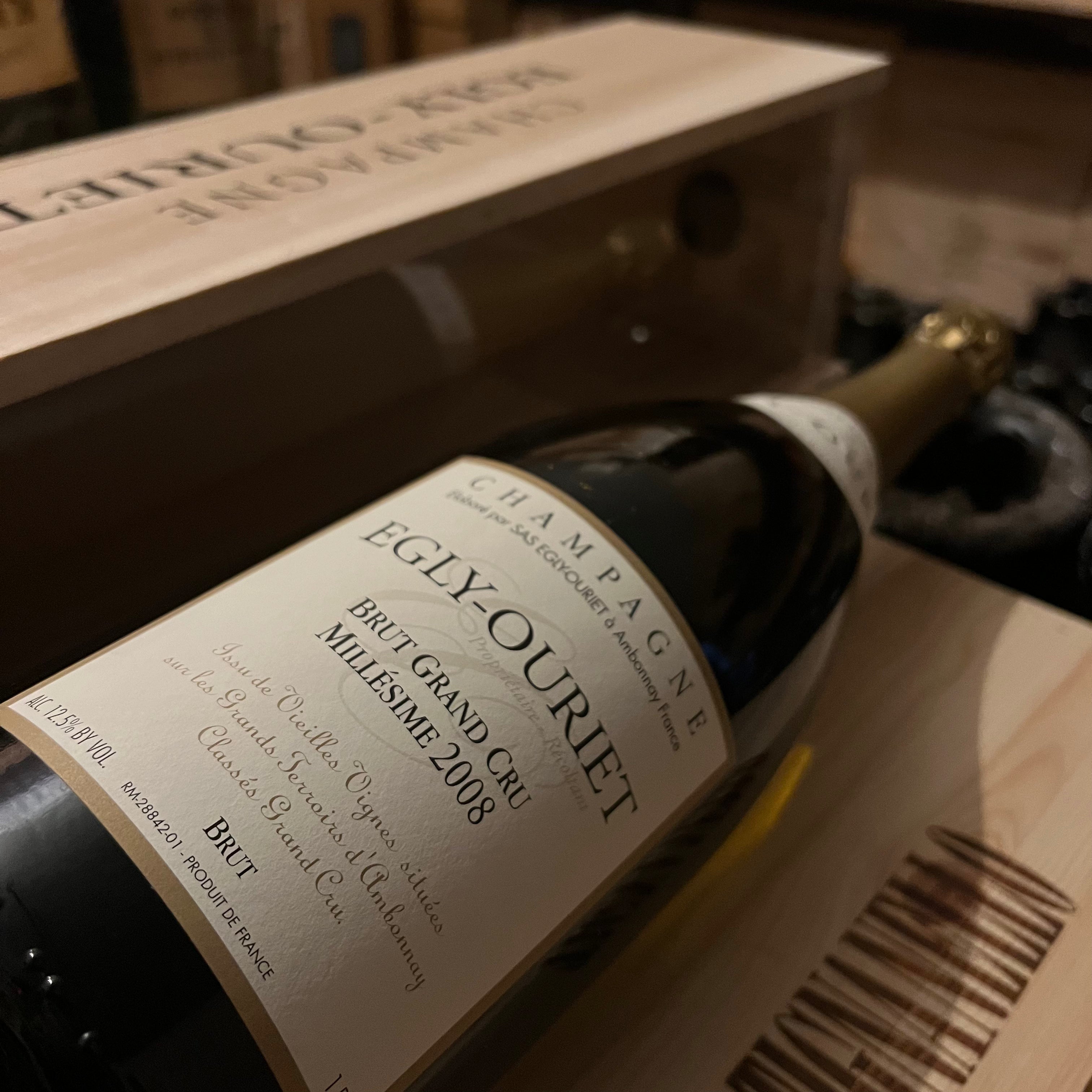 Egly-Ouriet Millesime 2008 Magnum Grand Cru Extra Brut - in Cassa Legno