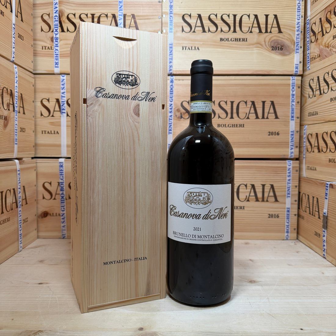 Etichetta Bianca 2021 Magnum Casanova di Neri
