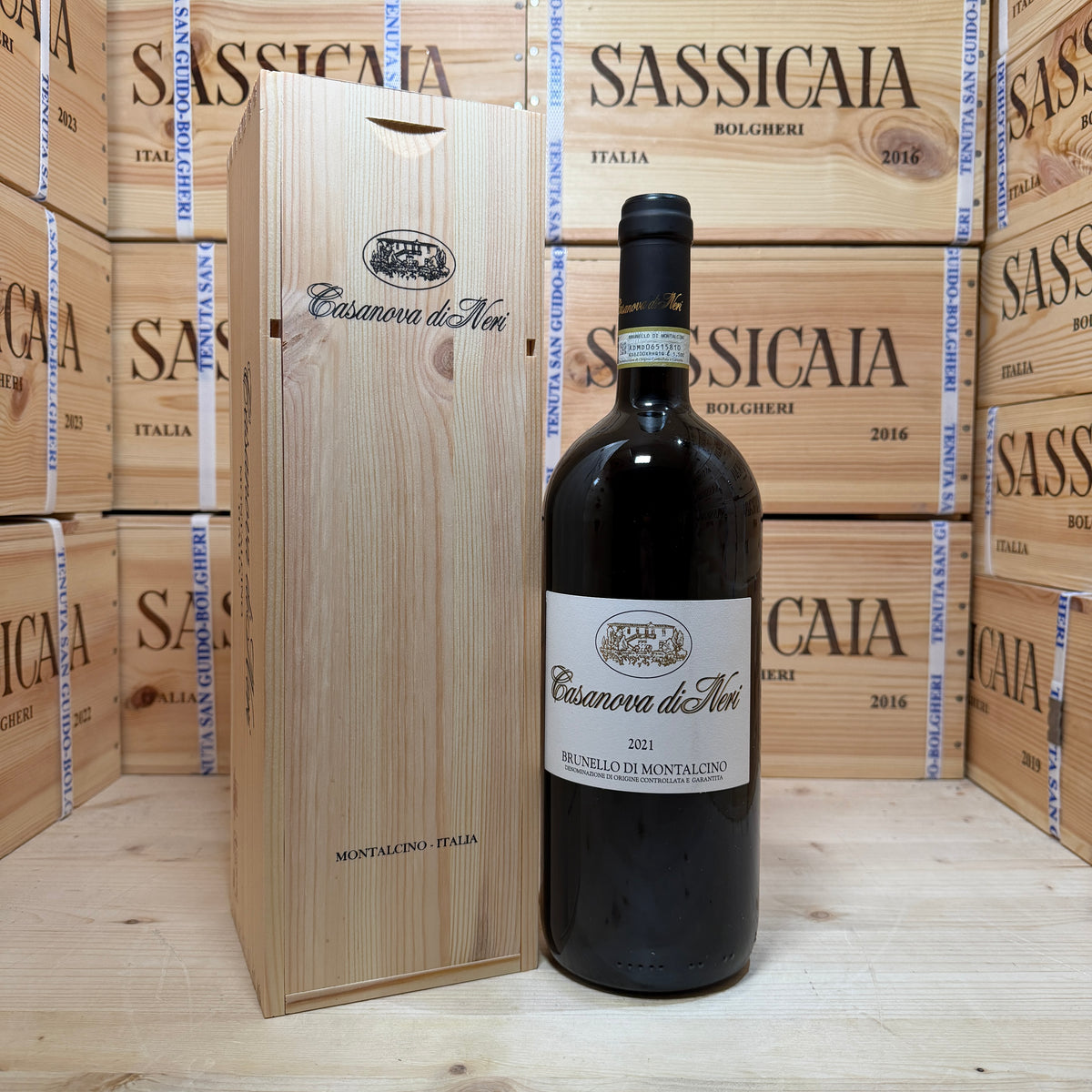 Etichetta Bianca 2021 Magnum Casanova di Neri