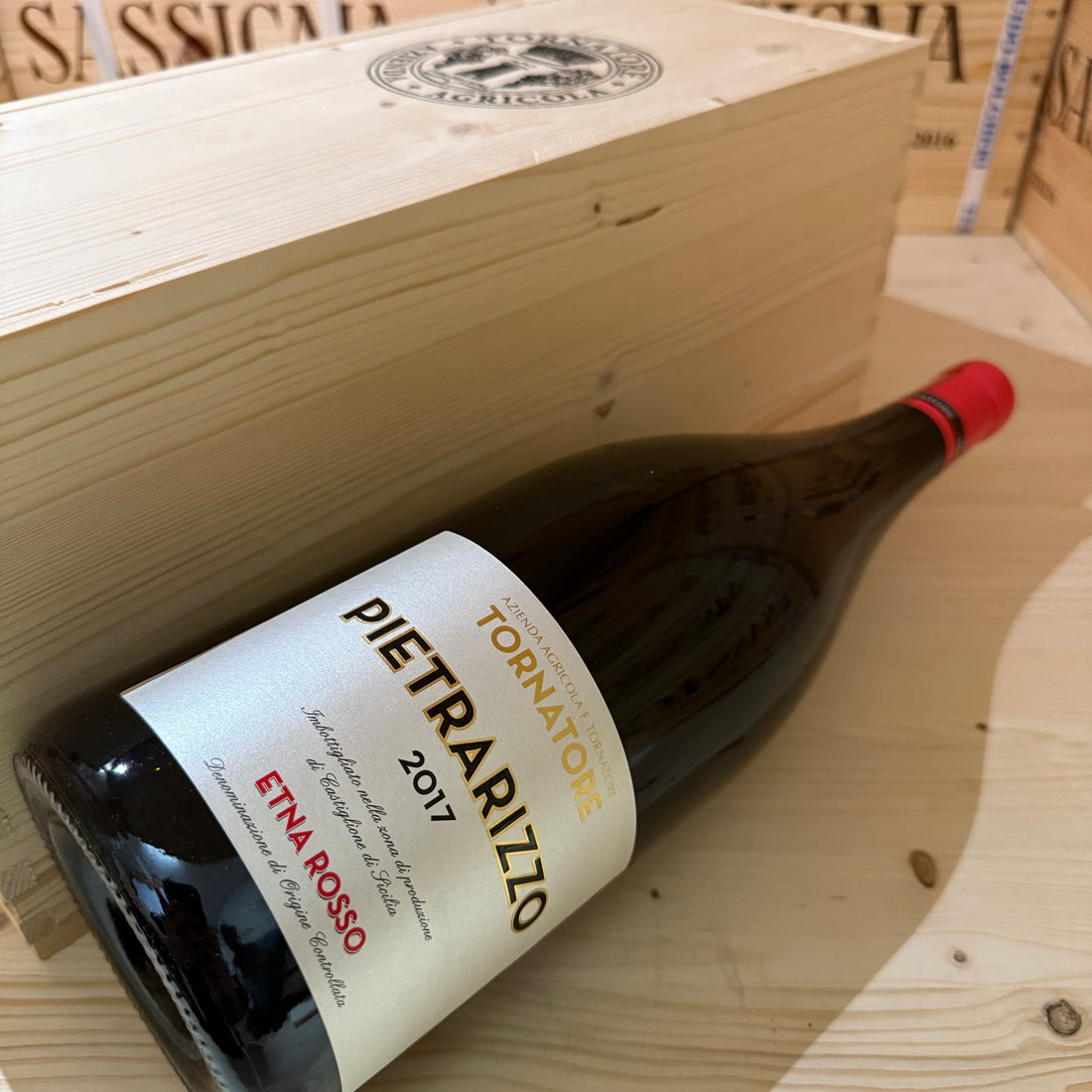 Etna Rosso DOC Pietrarizzo 2017 Magnum Tornatore - in Cassa Legno