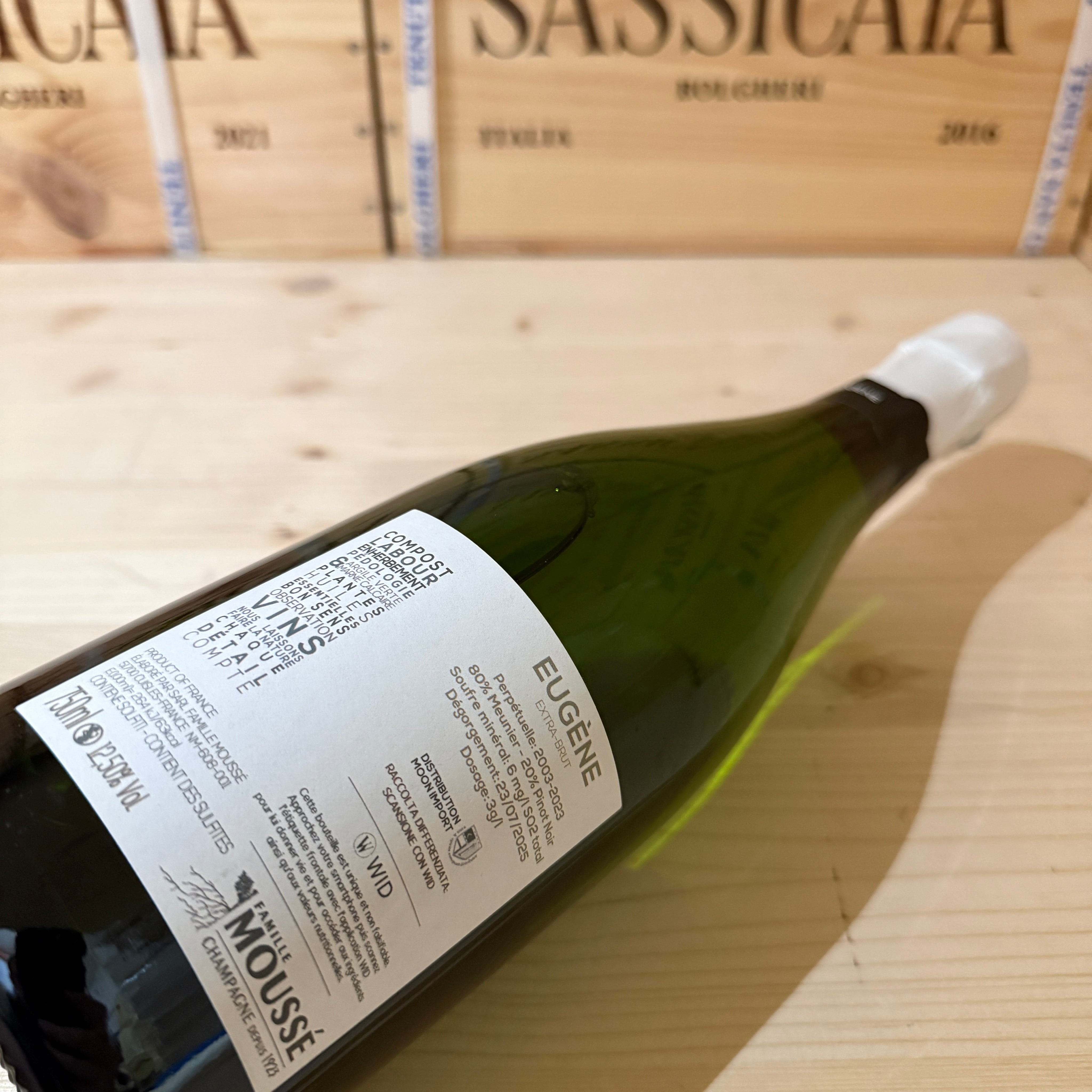 Eugene Blanc de Noirs Extra Brut Mousse Fils