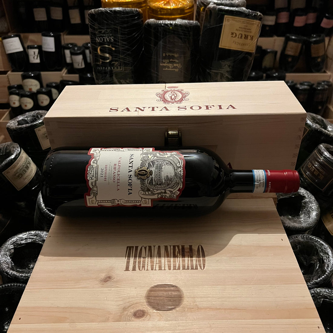 Santa Sofia Valpolicella Ripasso DOC Superiore 2021 Magnum - in Cassa Legno