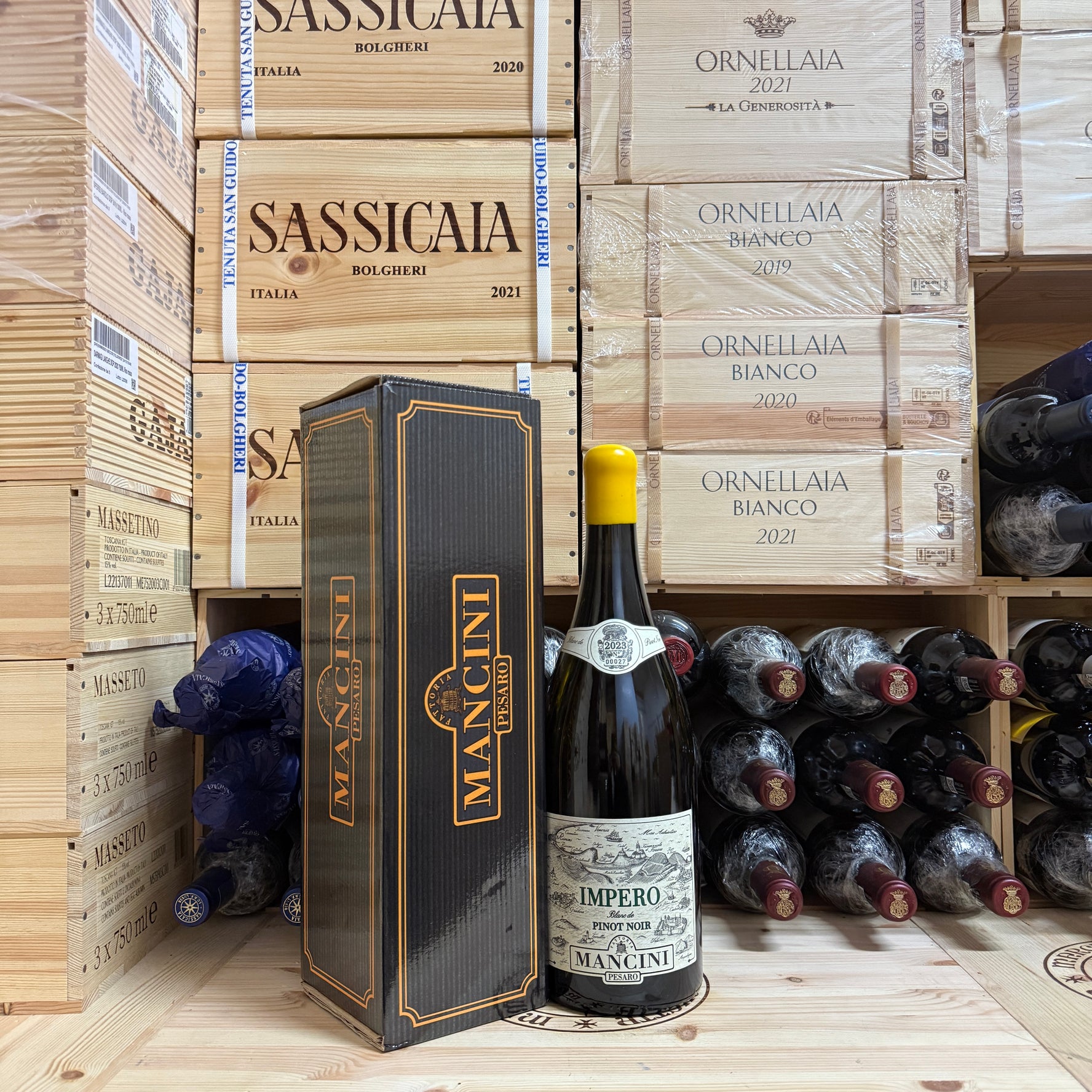 Fattoria Mancini Impero Blanc de Pinot Noir 2023 Magnum Astucciato