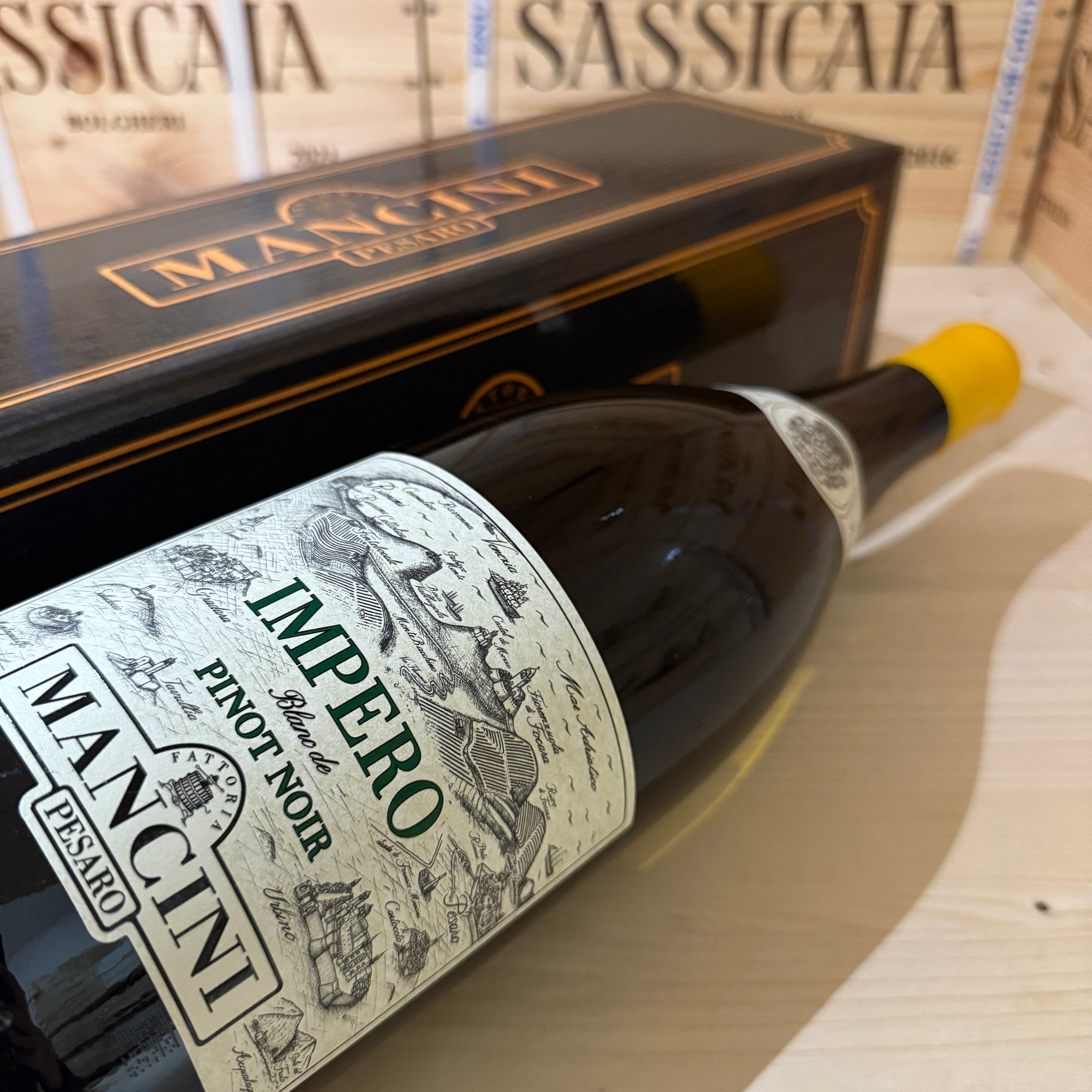 Fattoria Mancini Impero Blanc de Pinot Noir 2023 Magnum Astucciato
