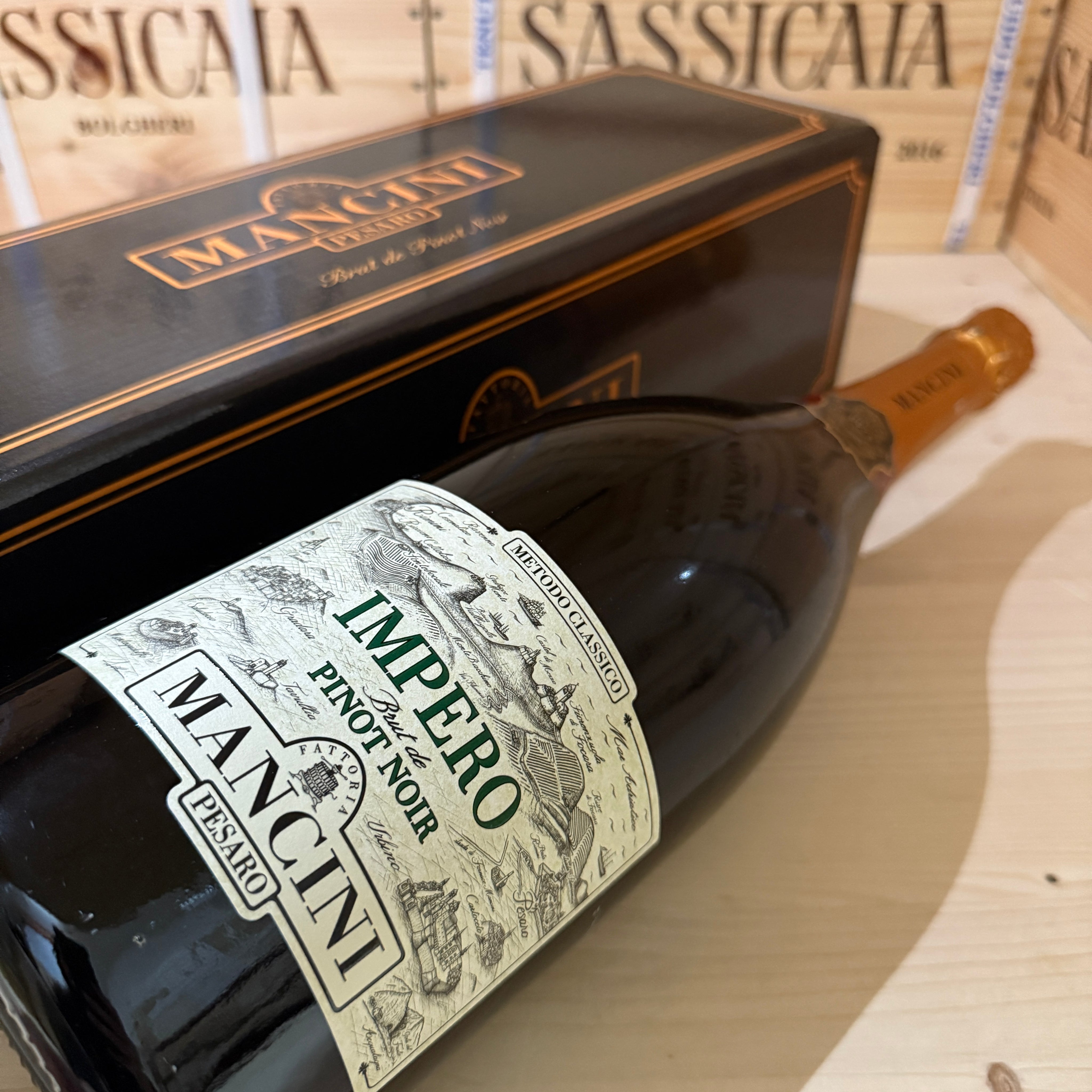 Fattoria Mancini Impero Brut Blanc de Pinot Noir Cuvee N. 6 Magnum