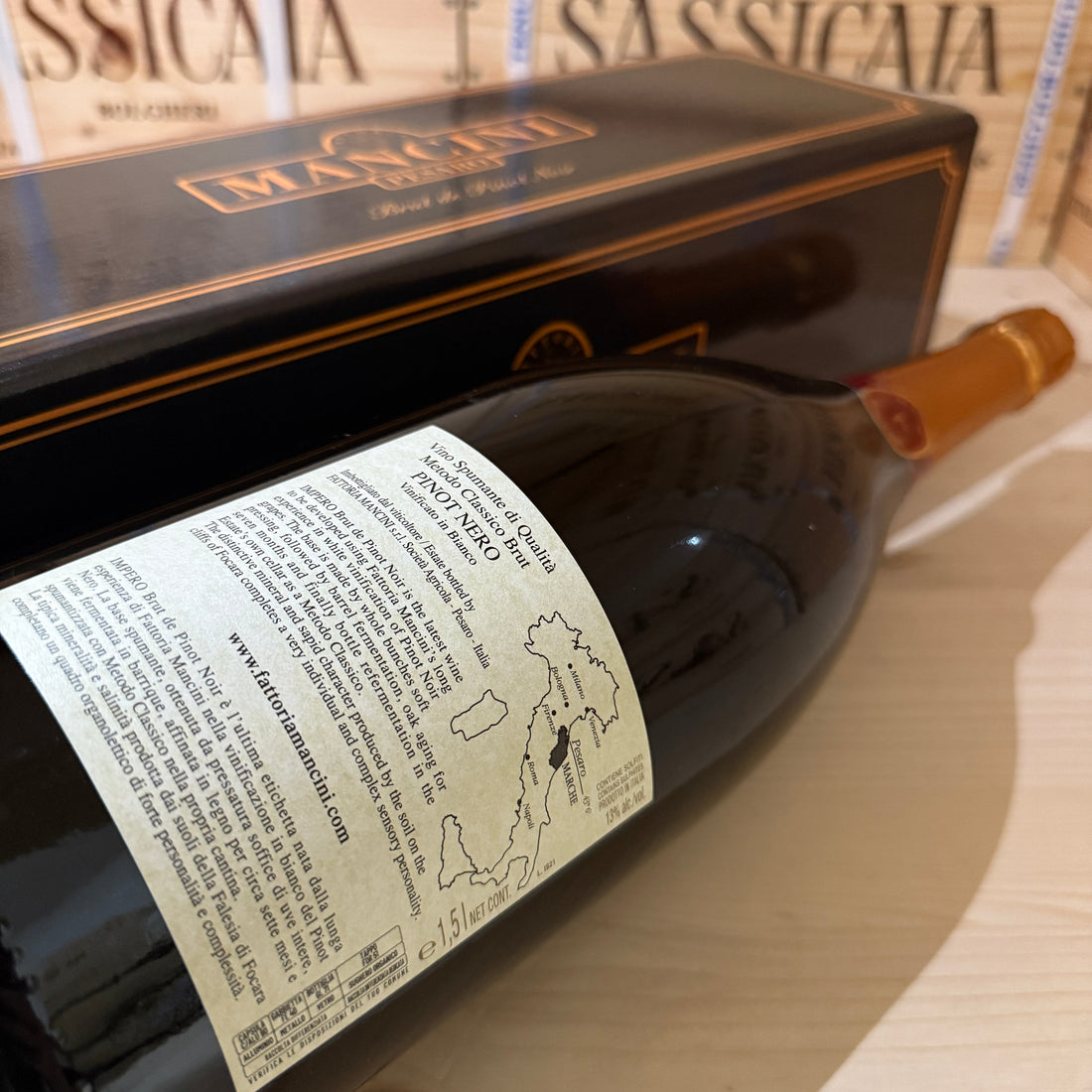 Fattoria Mancini Impero Brut Blanc de Pinot Noir Cuvee N. 6 Magnum