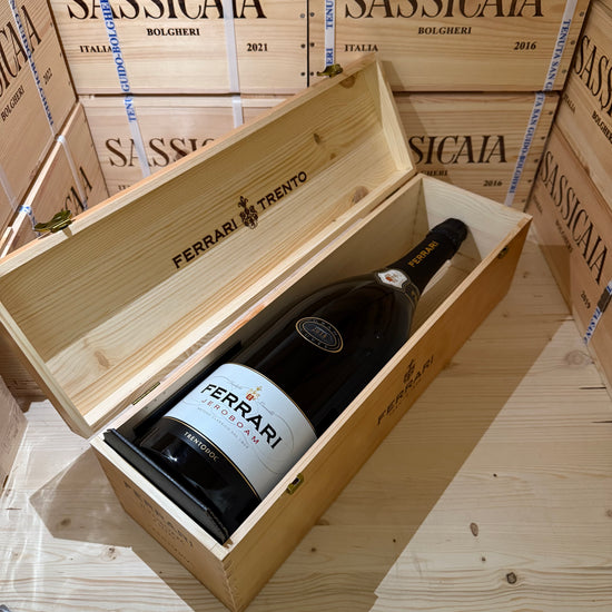 Ferrari Gran Cuvee 2018 Jeroboam in Cassa Legno
