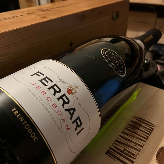 Ferrari Gran Cuvee Jeroboam in Cassa Legno