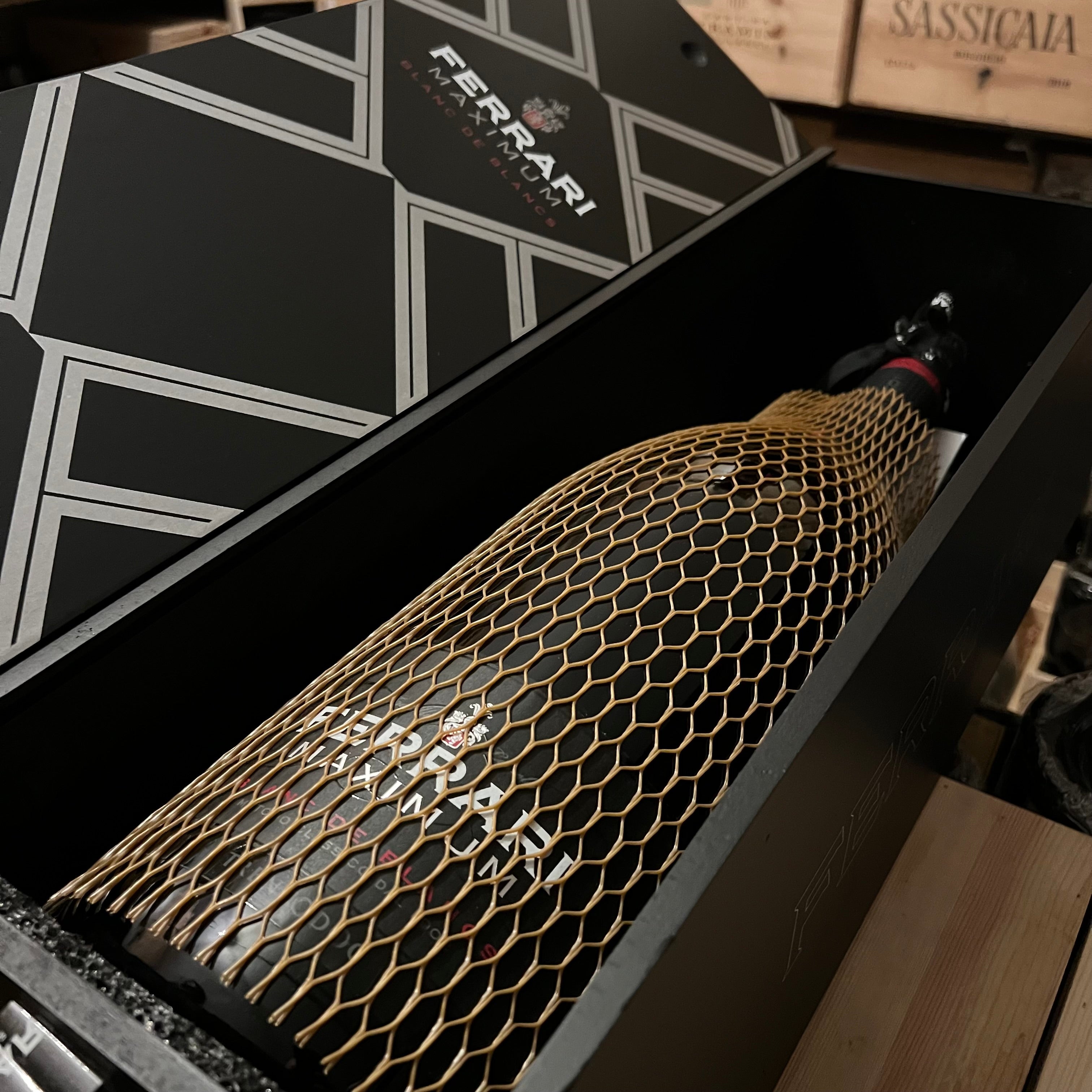 Ferrari Maximum Blanc de Blancs Mathusalem in Cassa Legno - 6 Litri