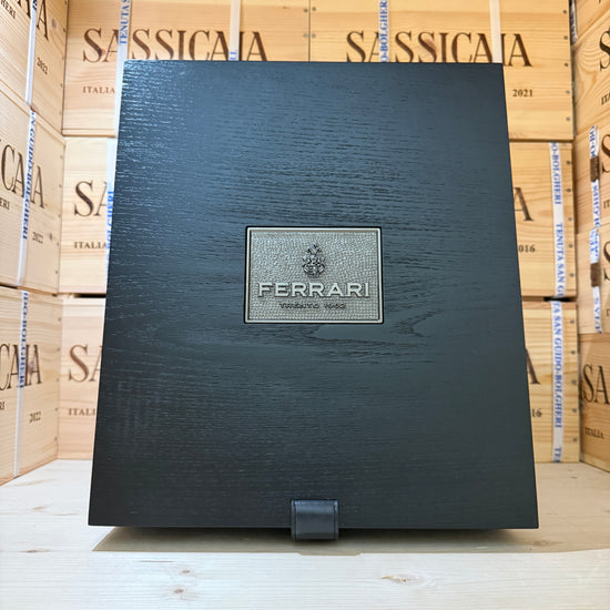 Ferrari Orizzontale 2007 - Perlè - Perlè Rosè - Perlè Nero Riserva Sboccatura Recente - Cassa Legno 3 Bottiglie