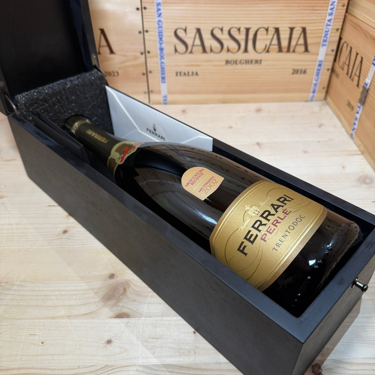 Ferrari Perlè Riserva 2002 Magnum Sboccatura Recente