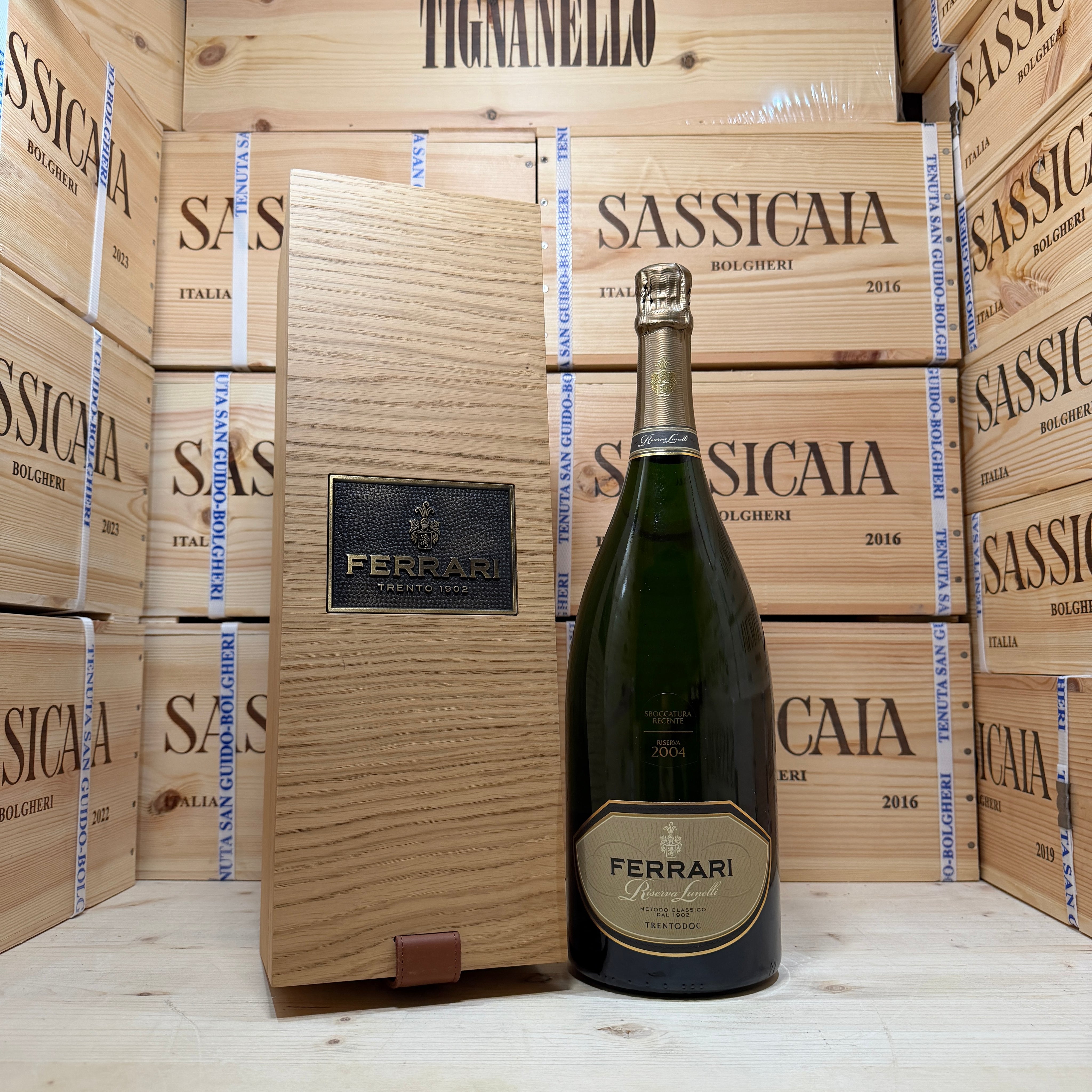 Ferrari Riserva Lunelli 2004 Magnum Sboccatura Recente