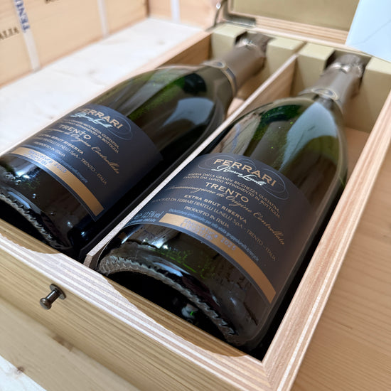 Ferrari Riserva Lunelli 2006 Sboccatura Recente - Cassa Legno 2 Bottiglie Release 2025