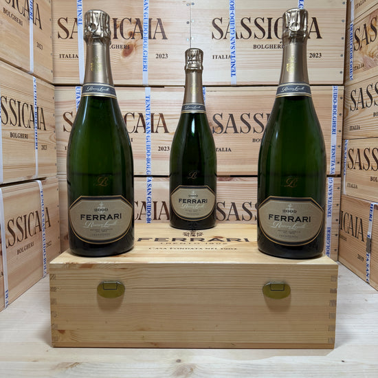 Ferrari Riserva Lunelli 2009 - Cassa Legno 3 Bottiglie