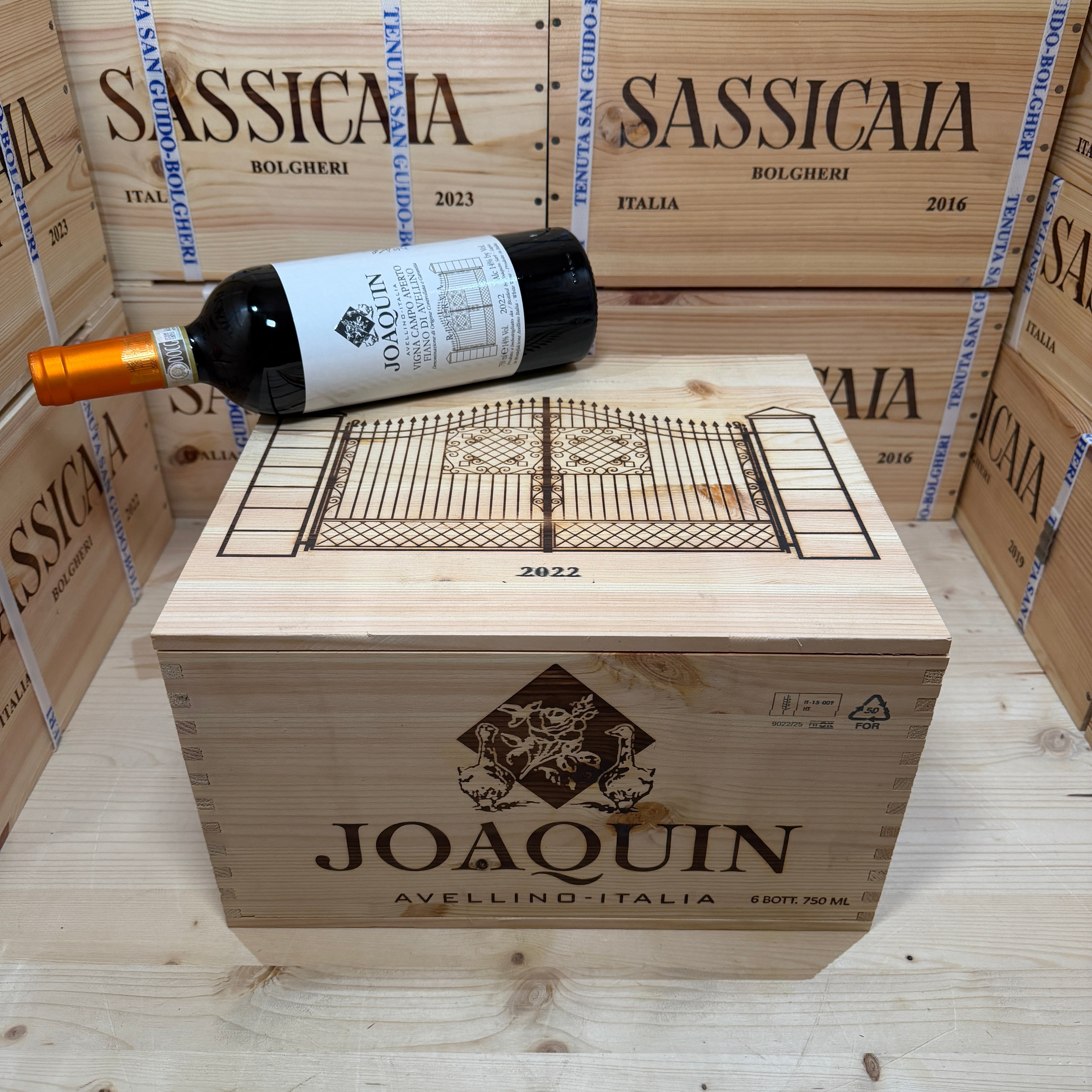 Fiano di Avellino Vigna Campo Aperto 2022 Joaquin - Cassa Legno 6 Bottiglie