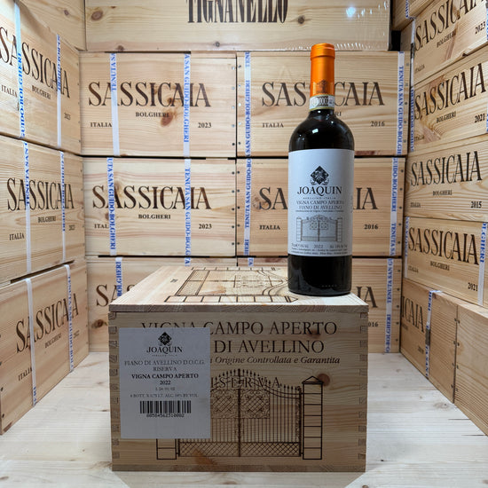 Fiano di Avellino Vigna Campo Aperto 2022 Joaquin - Cassa Legno 6 Bottiglie