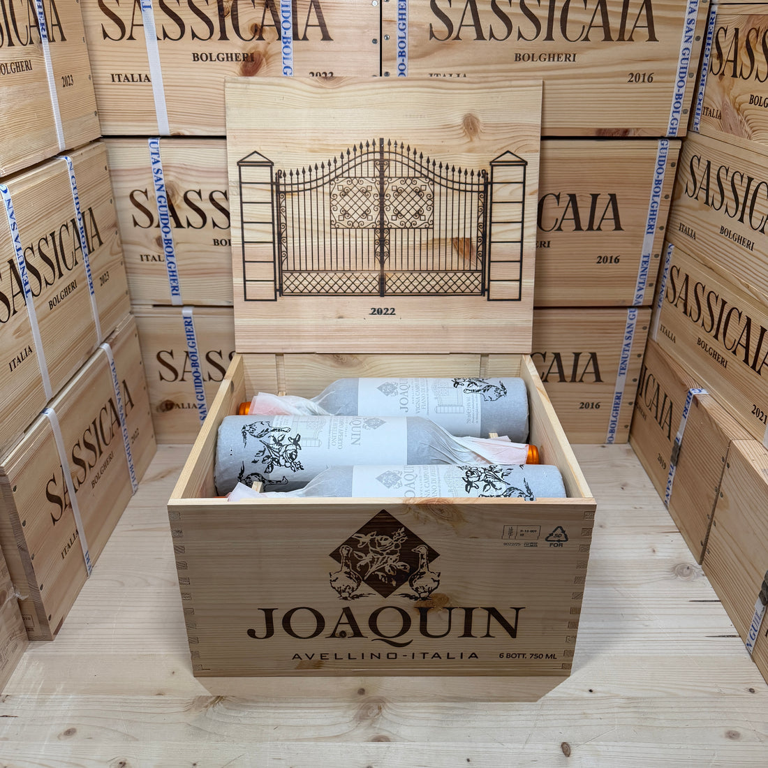 Fiano di Avellino Vigna Campo Aperto 2022 Joaquin - Cassa Legno 6 Bottiglie