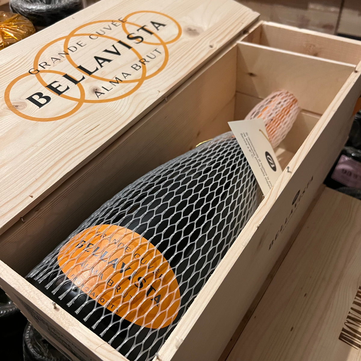 Franciacorta Bellavista Grande Cuvee Alma Brut Jeroboam - in Cassa Legno