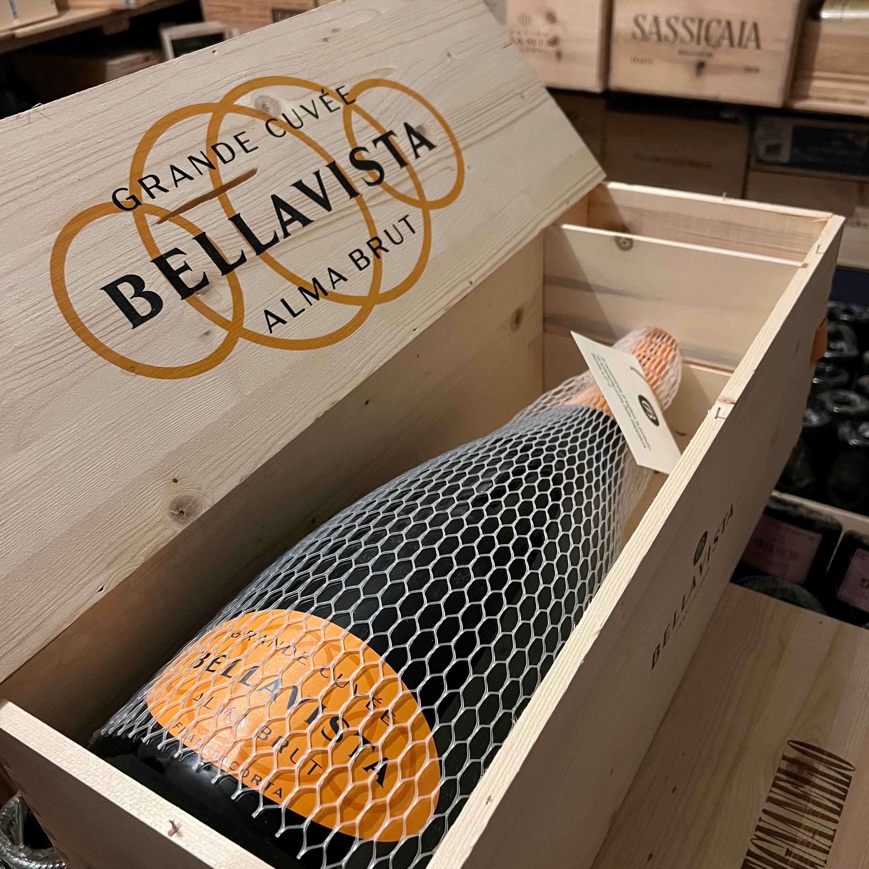 Franciacorta Bellavista Grande Cuvee Alma Brut Mathusalem - in Cassa Legno