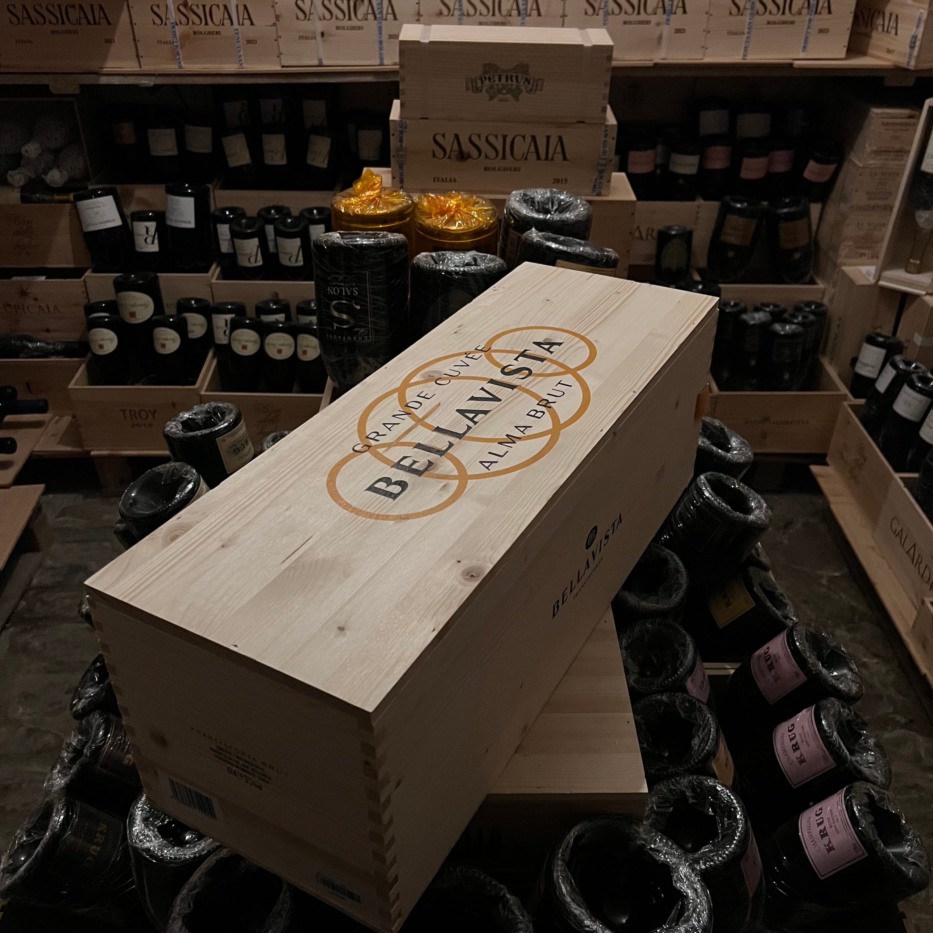 Franciacorta Bellavista Grande Cuvee Alma Brut Mathusalem - in Cassa Legno