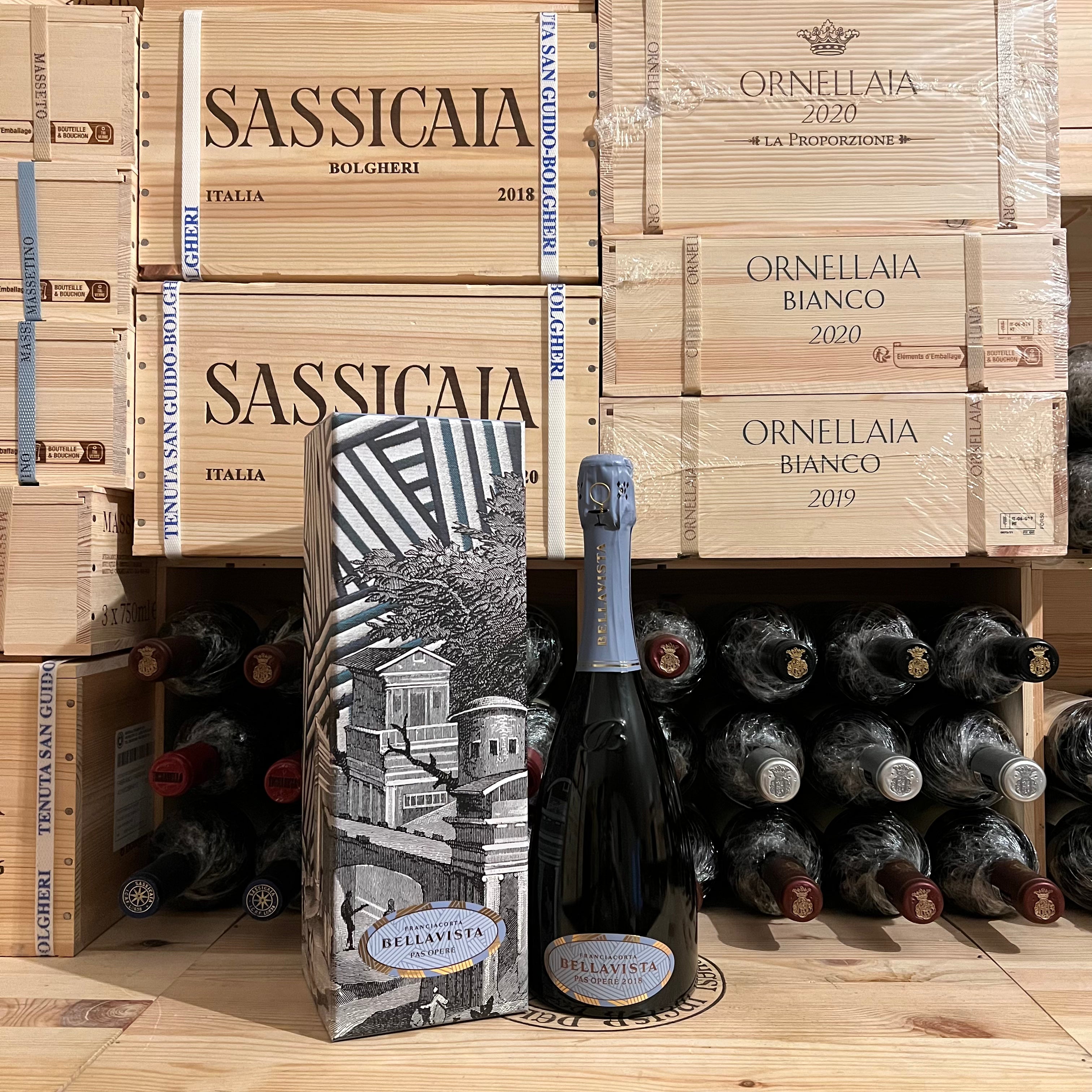 Franciacorta Bellavista Pas Operé 2018 in Cofanetto