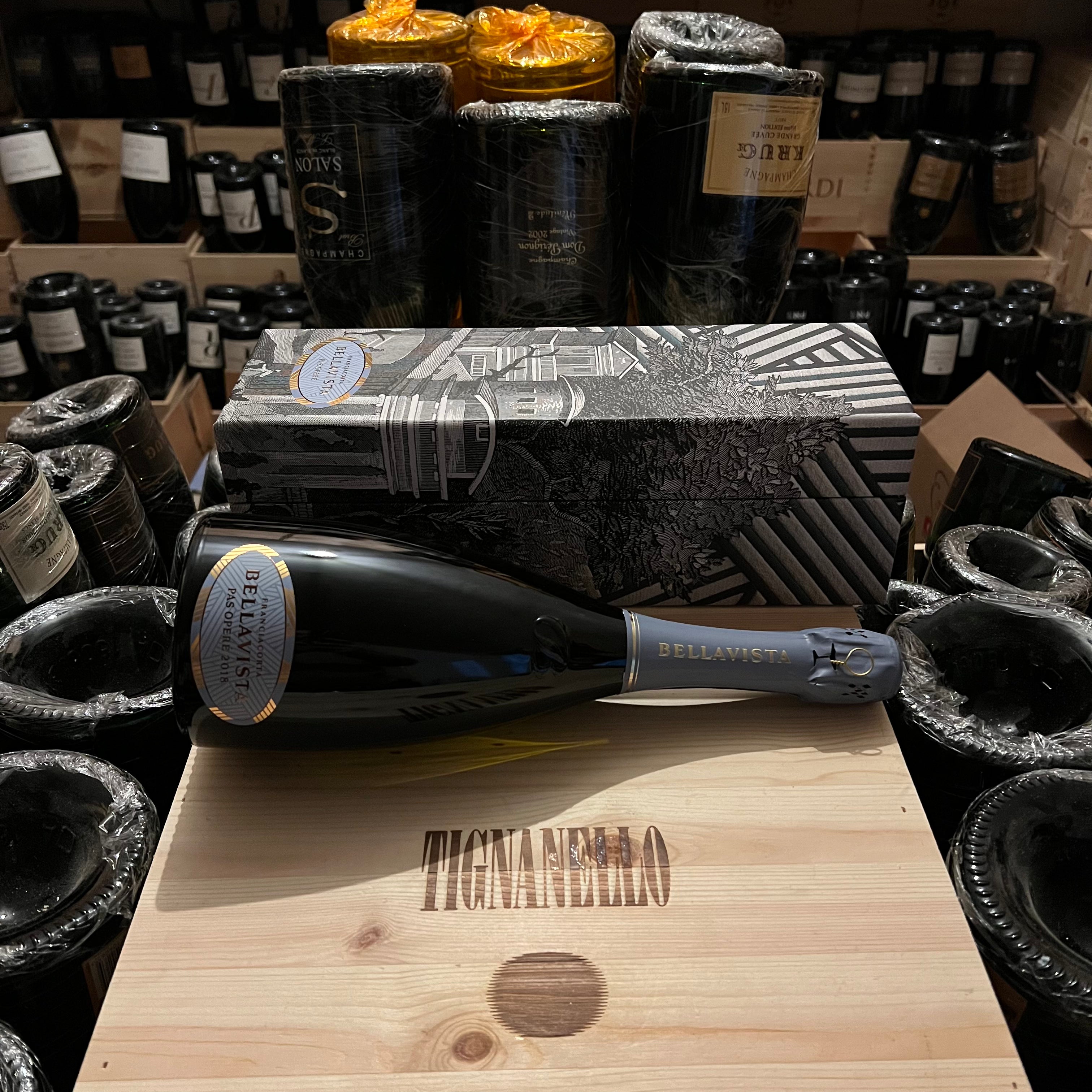 Franciacorta Bellavista Pas Operé 2018 in Cofanetto