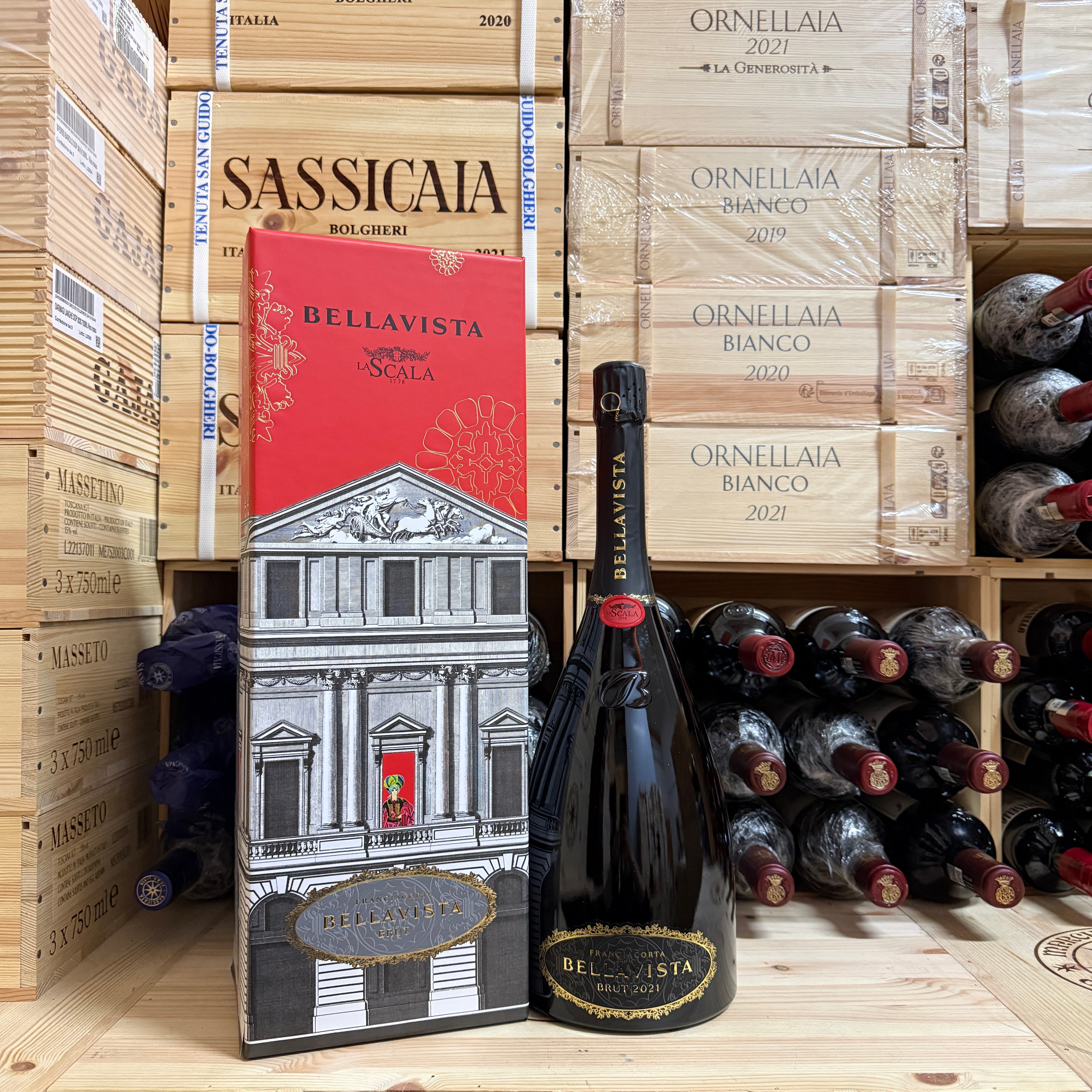 Franciacorta Bellavista Teatro Alla Scala 2021 Magnum in Cofanetto