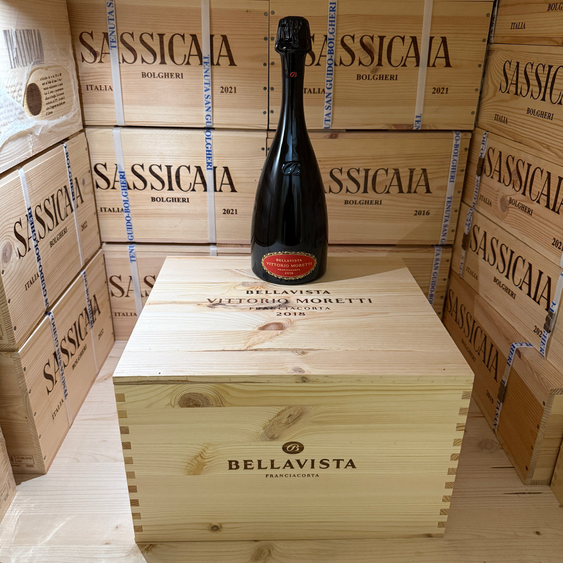 Franciacorta Bellavista Vittorio Moretti 2018 - Cassa Legno 6 Bottiglie