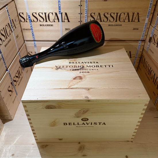 Franciacorta Bellavista Vittorio Moretti 2018 - Cassa Legno 6 Bottiglie
