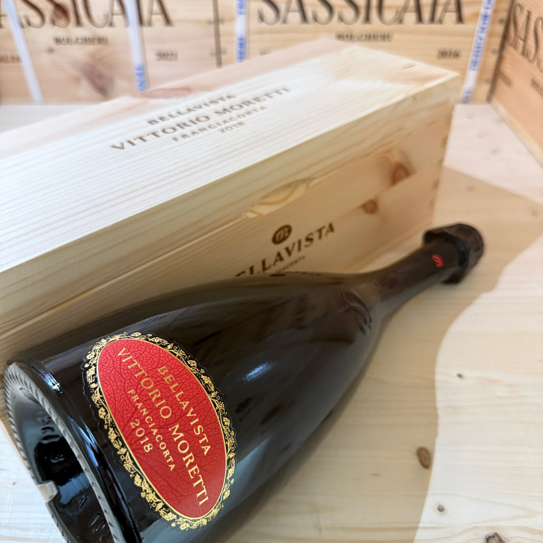 Franciacorta Bellavista Vittorio Moretti 2018 in Cassa Legno