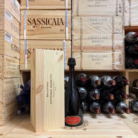 Franciacorta Bellavista Vittorio Moretti 2018 in Cassa Legno