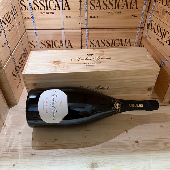 Franciacorta Cuvee Royale Jeroboam Tenuta Montenisa Marchesi Antinori - in Cassa Legno