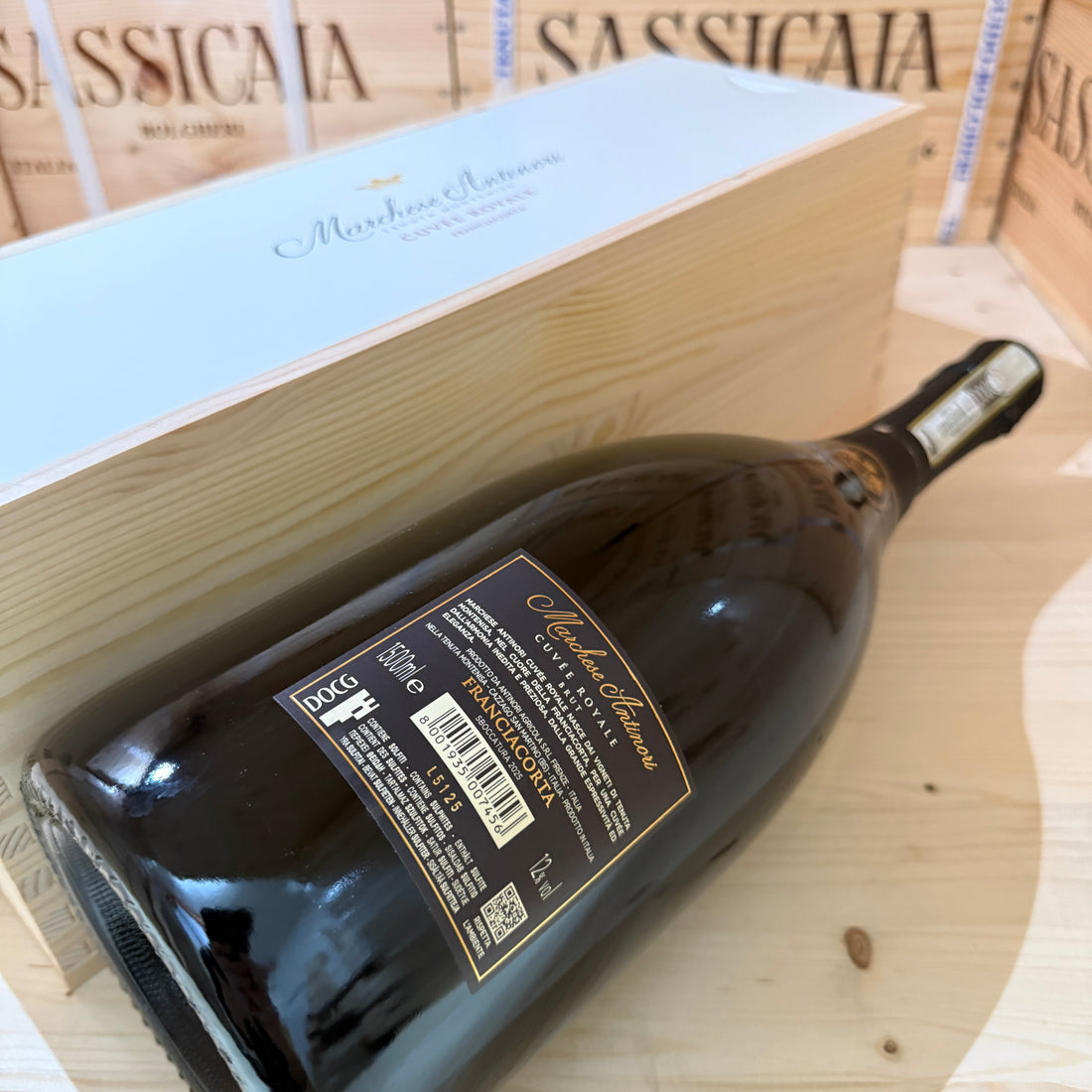 Franciacorta Cuvee Royale Magnum Tenuta Montenisa Marchesi Antinori - in Cassa Legno