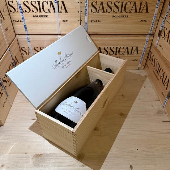 Franciacorta Cuvee Royale Magnum Tenuta Montenisa Marchesi Antinori - in Cassa Legno