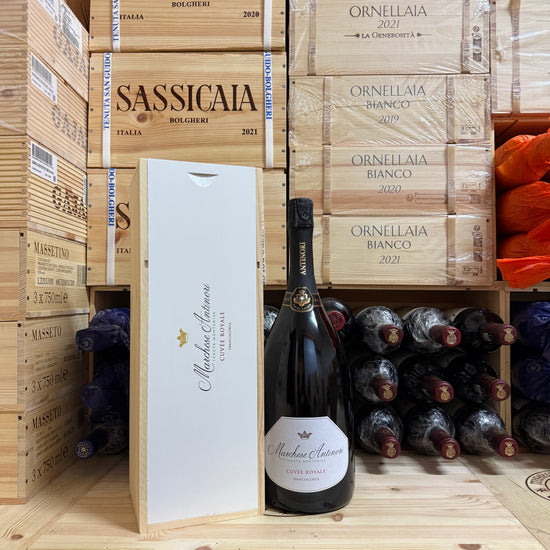 Franciacorta Cuvee Royale Magnum Tenuta Montenisa Marchesi Antinori - in Cassa Legno