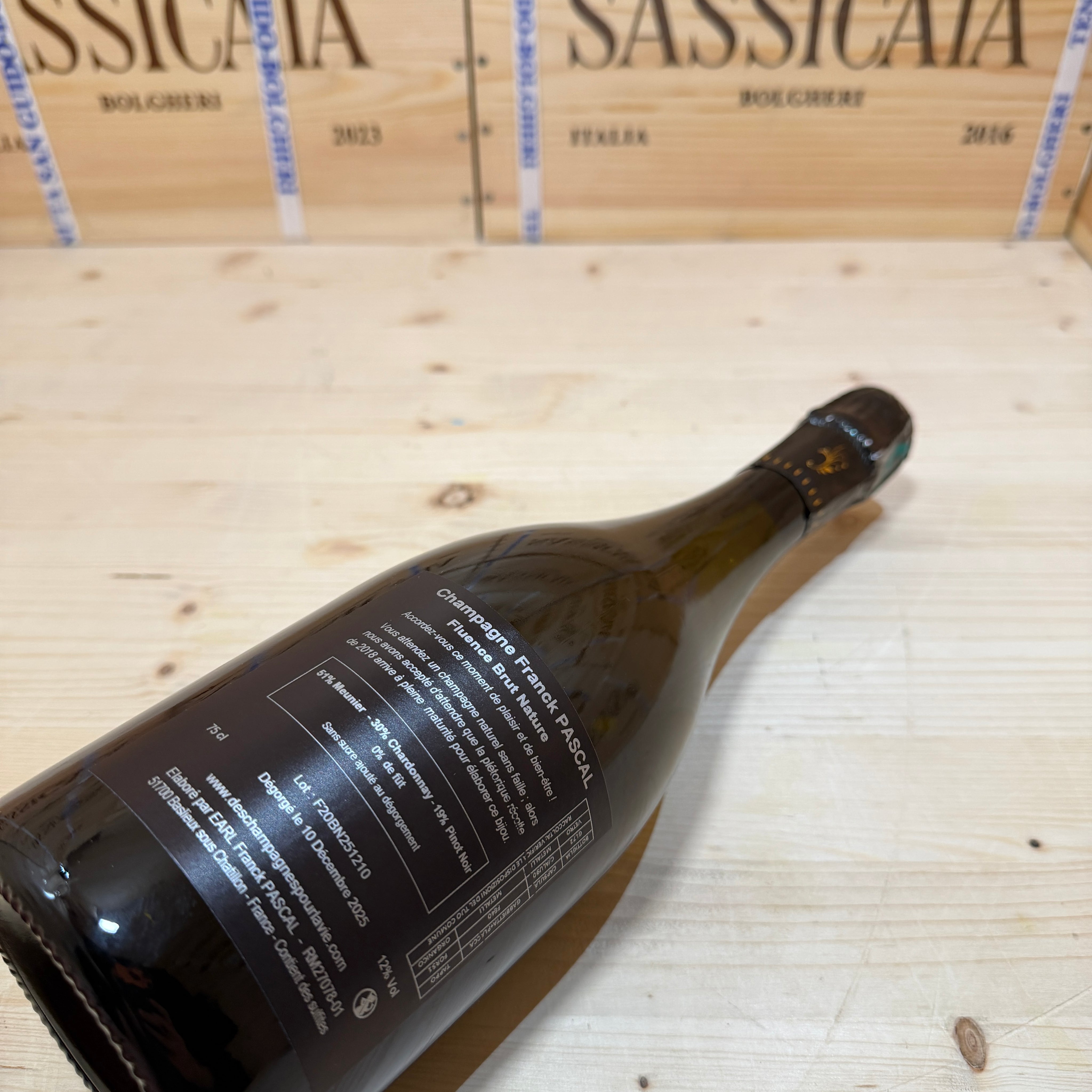 Franck Pascal Fluence Brut Nature - Deg. 12/2025