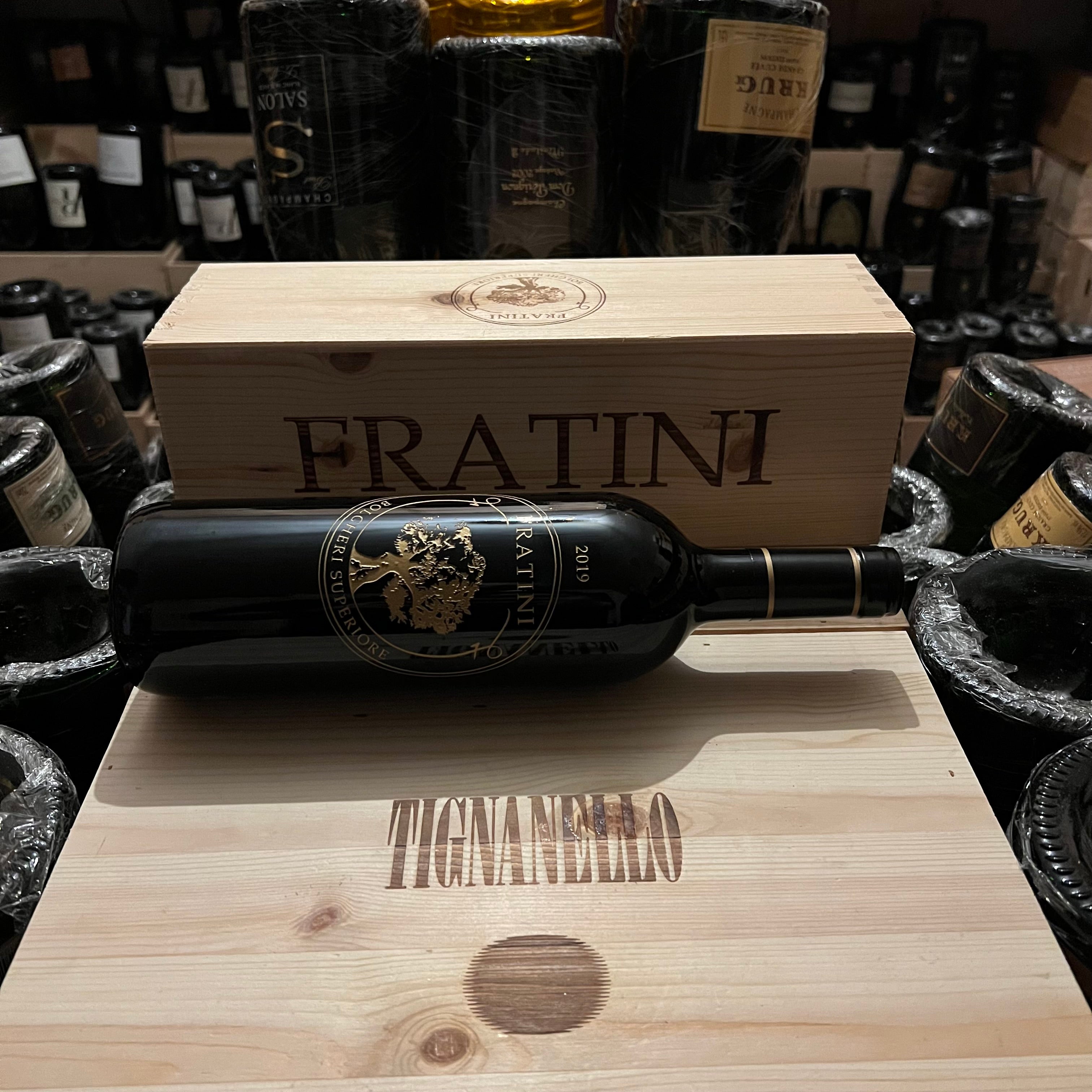 Fratini 2019 Tenuta Hortense Bolgheri Superiore DOC in Cassa Legno