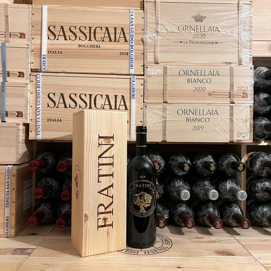 Fratini 2019 Tenuta Hortense Bolgheri Superiore DOC in Cassa Legno