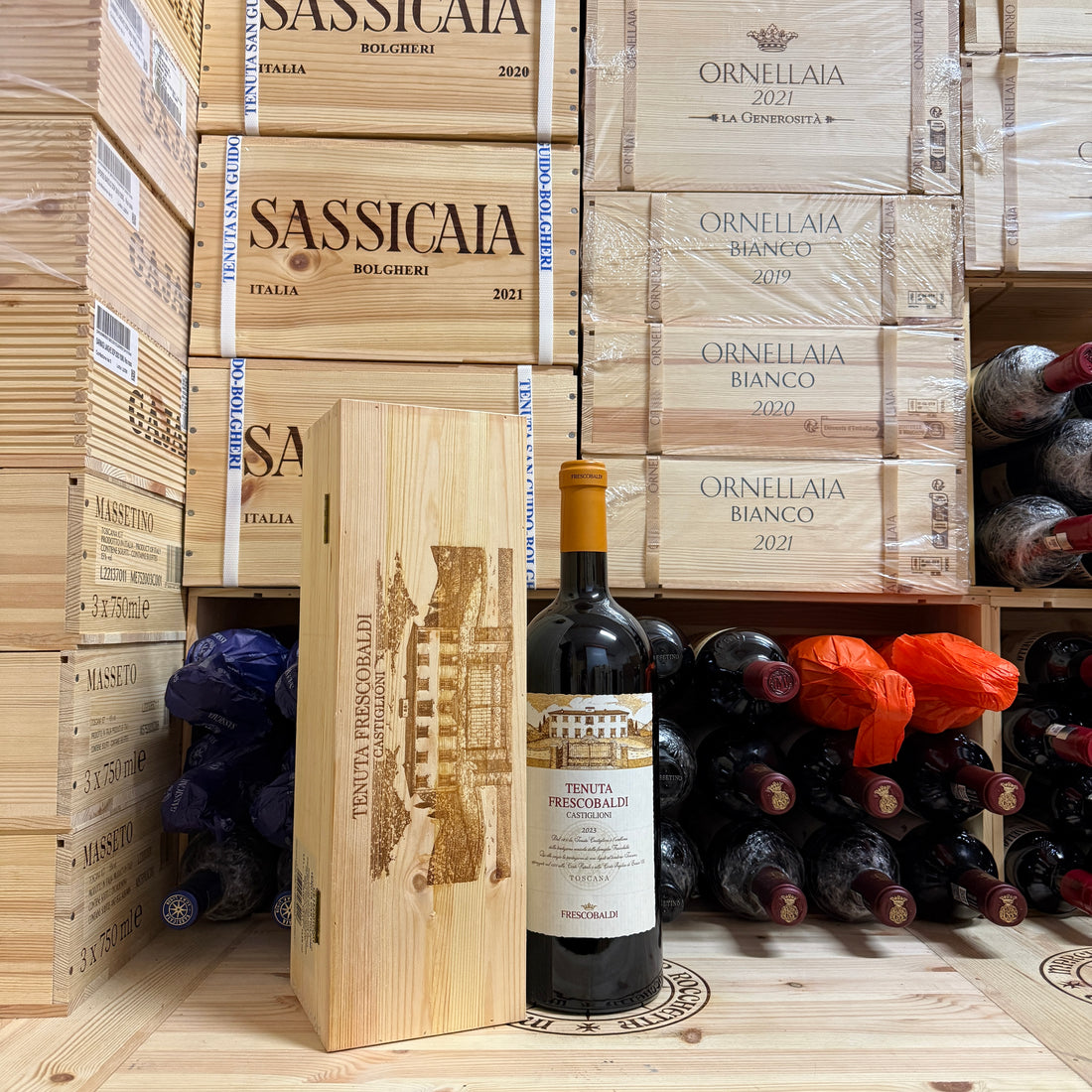 Frescobaldi Tenuta Castiglioni 2023 Magnum Marchesi Frescobaldi - in Cassa Legno