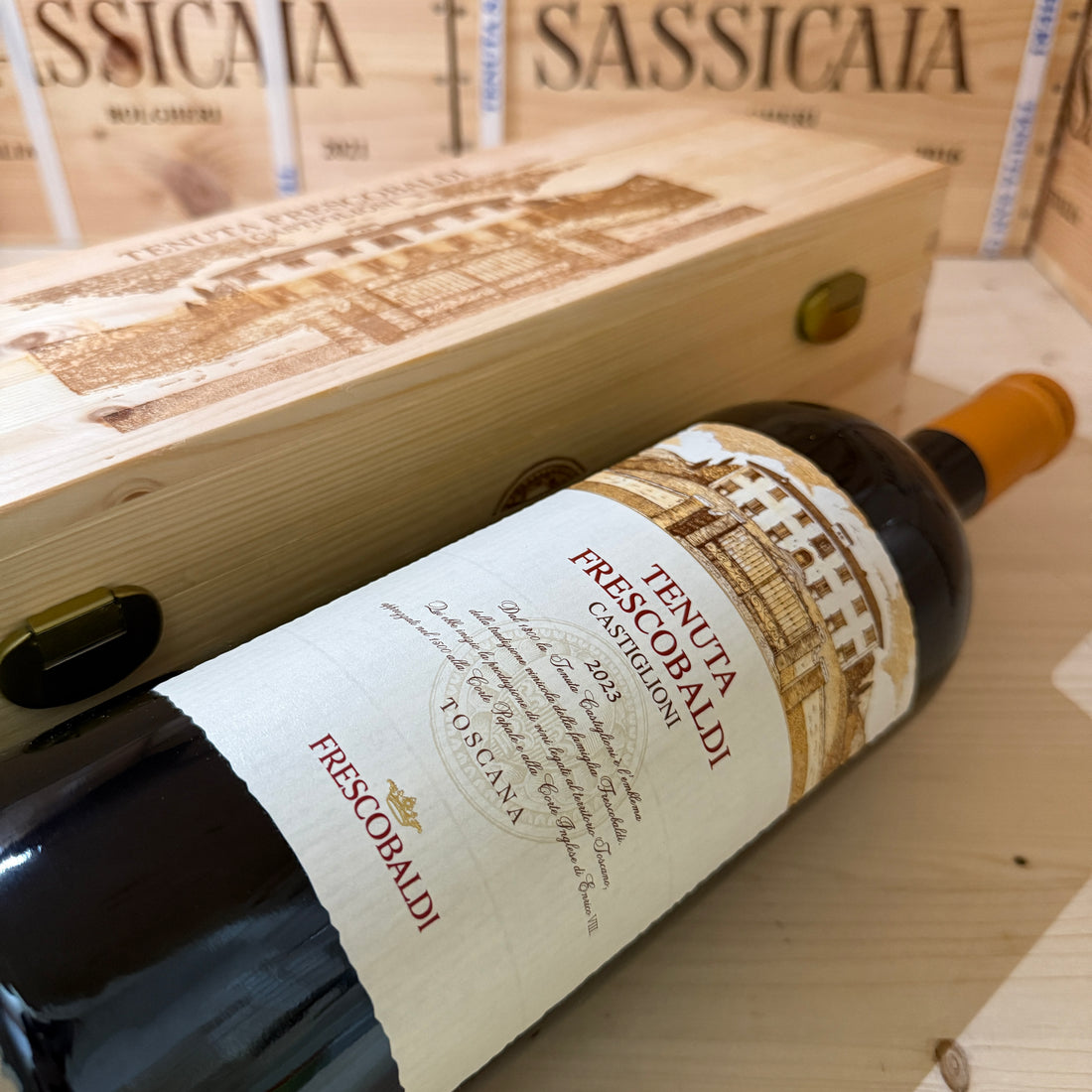 Frescobaldi Tenuta Castiglioni 2023 Magnum Marchesi Frescobaldi - in Cassa Legno