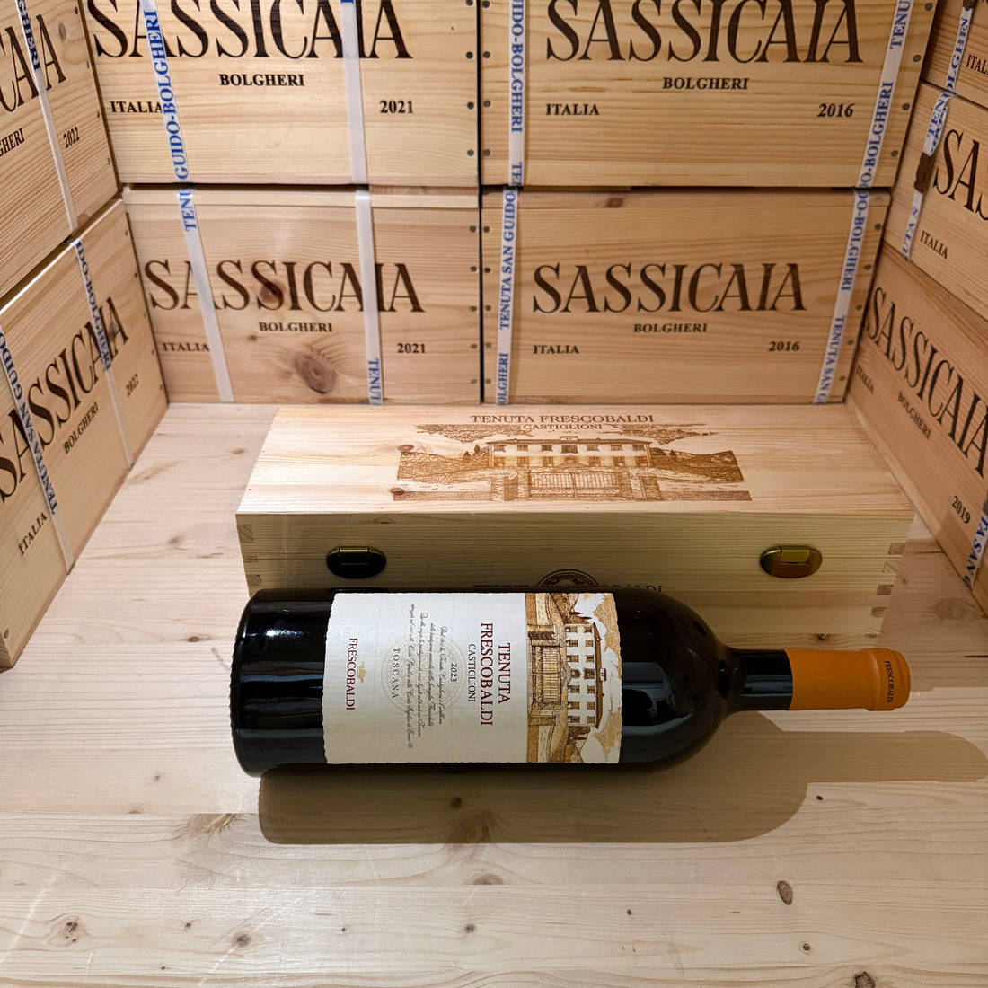 Frescobaldi Tenuta Castiglioni 2023 Magnum Marchesi Frescobaldi - in Cassa Legno