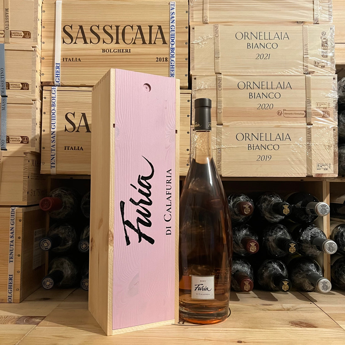 Furia di Calafuria 2023 Rosato IGT Salento Magnum in Cassa Legno Tormaresca Marchesi Antinori