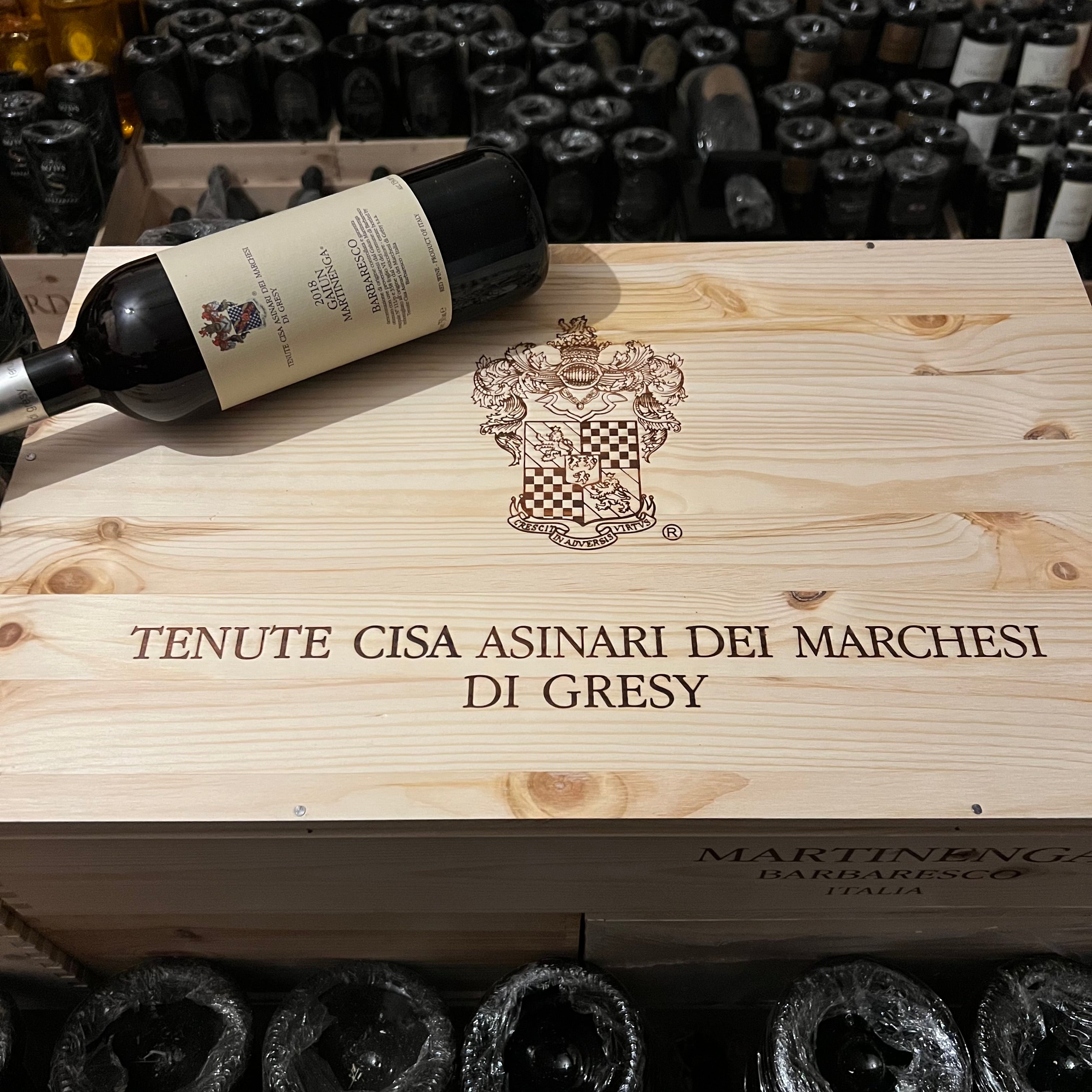 Gaiun Martinenga Barbaresco 2018 Marchesi di Gresy - Cassa Legno 6 Bottiglie