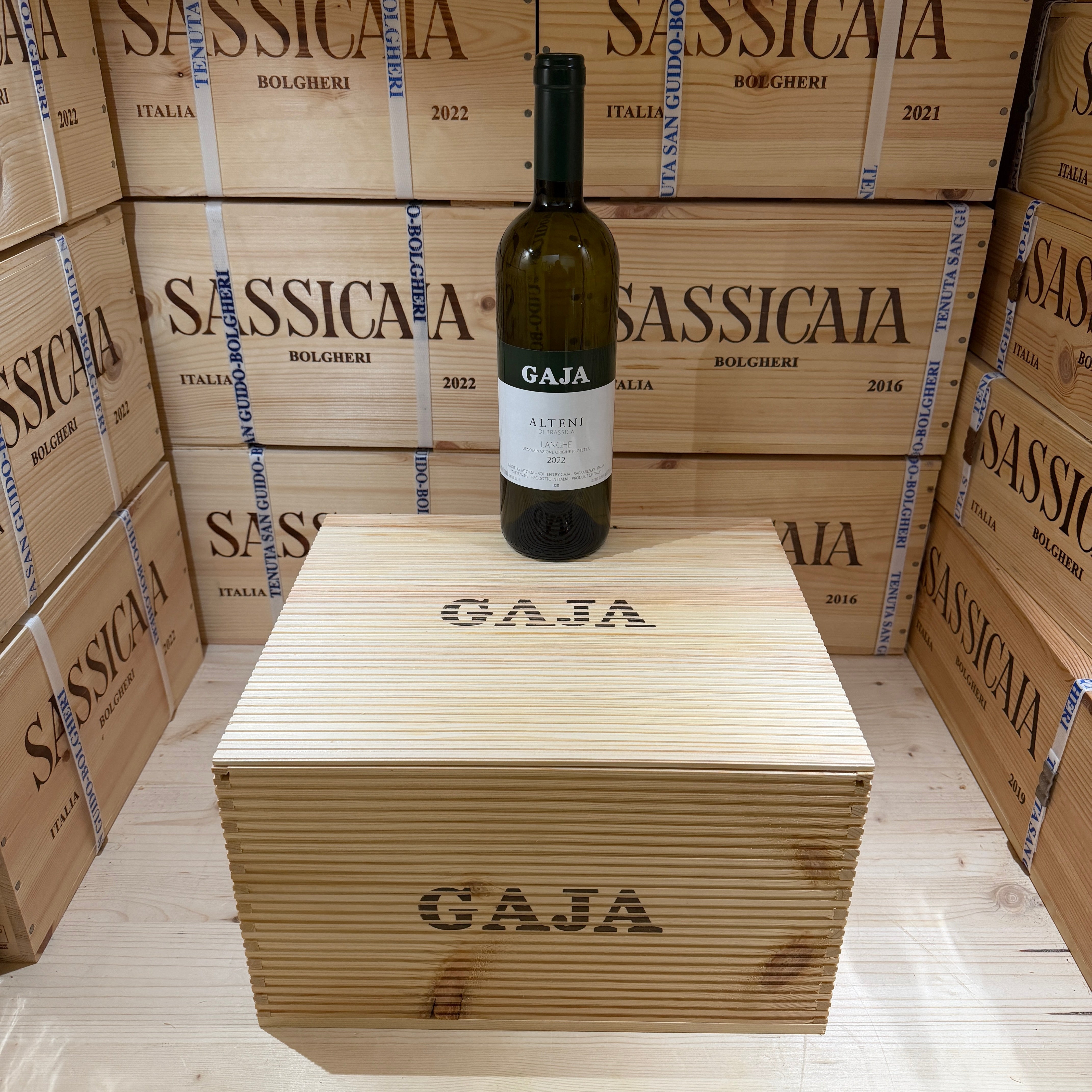 Gaja Alteni di Brassica 2022 Langhe DOP - Cassa Legno 6 Bottiglie