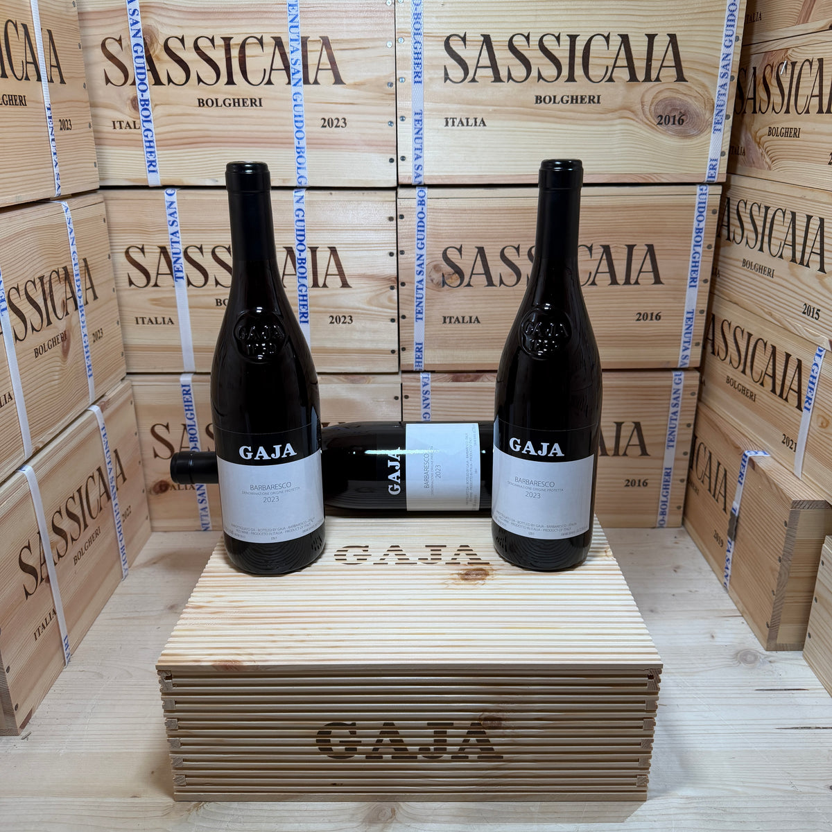 Gaja Barbaresco DOP 2023 - Cassa Legno 3 Bottiglie