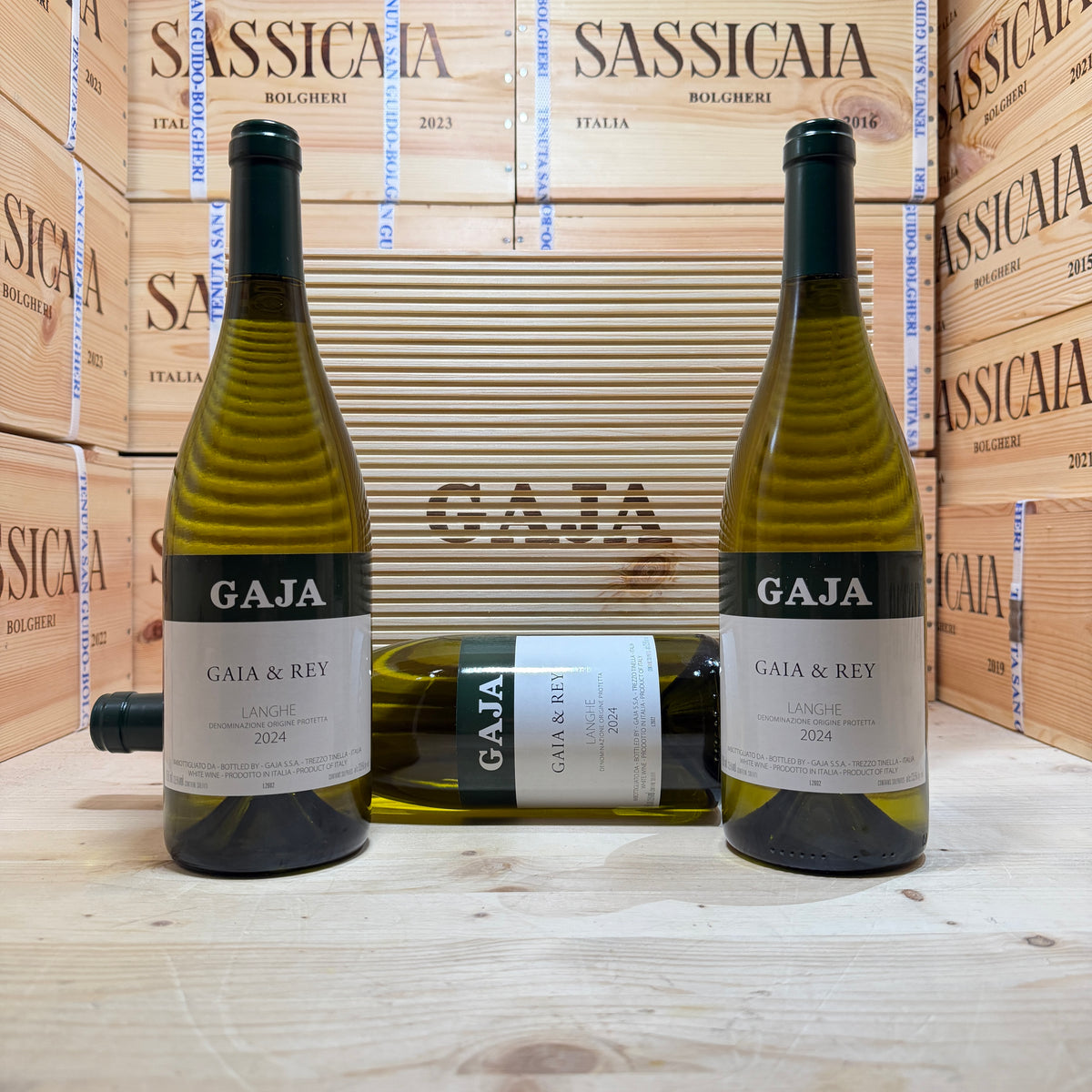 Gaja & Rey 2024 Langhe DOP Gaja - Cassa Legno 3 Bottiglie