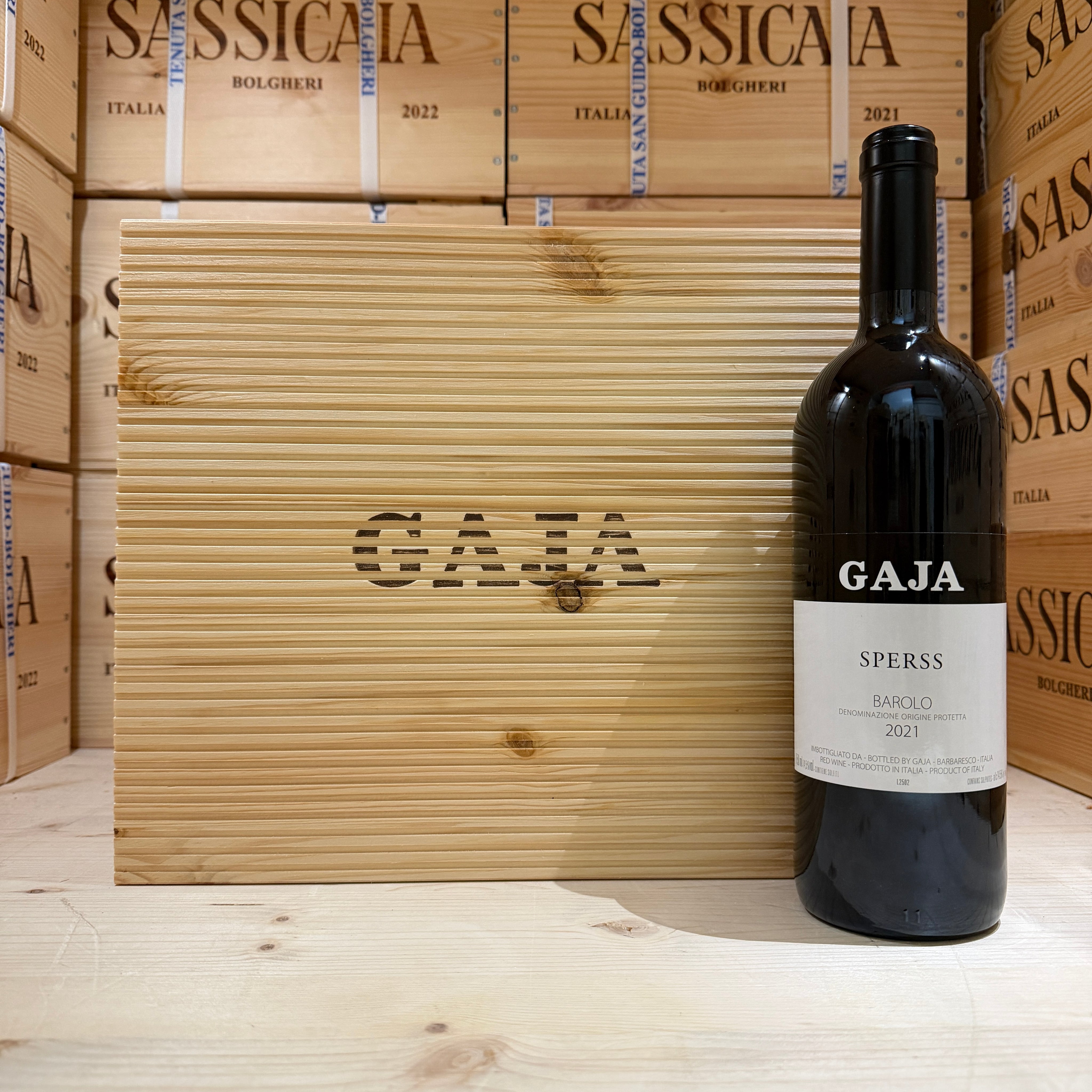 Gaja Sperss Barolo DOP 2021 - Cassa Legno 6 Bottiglie