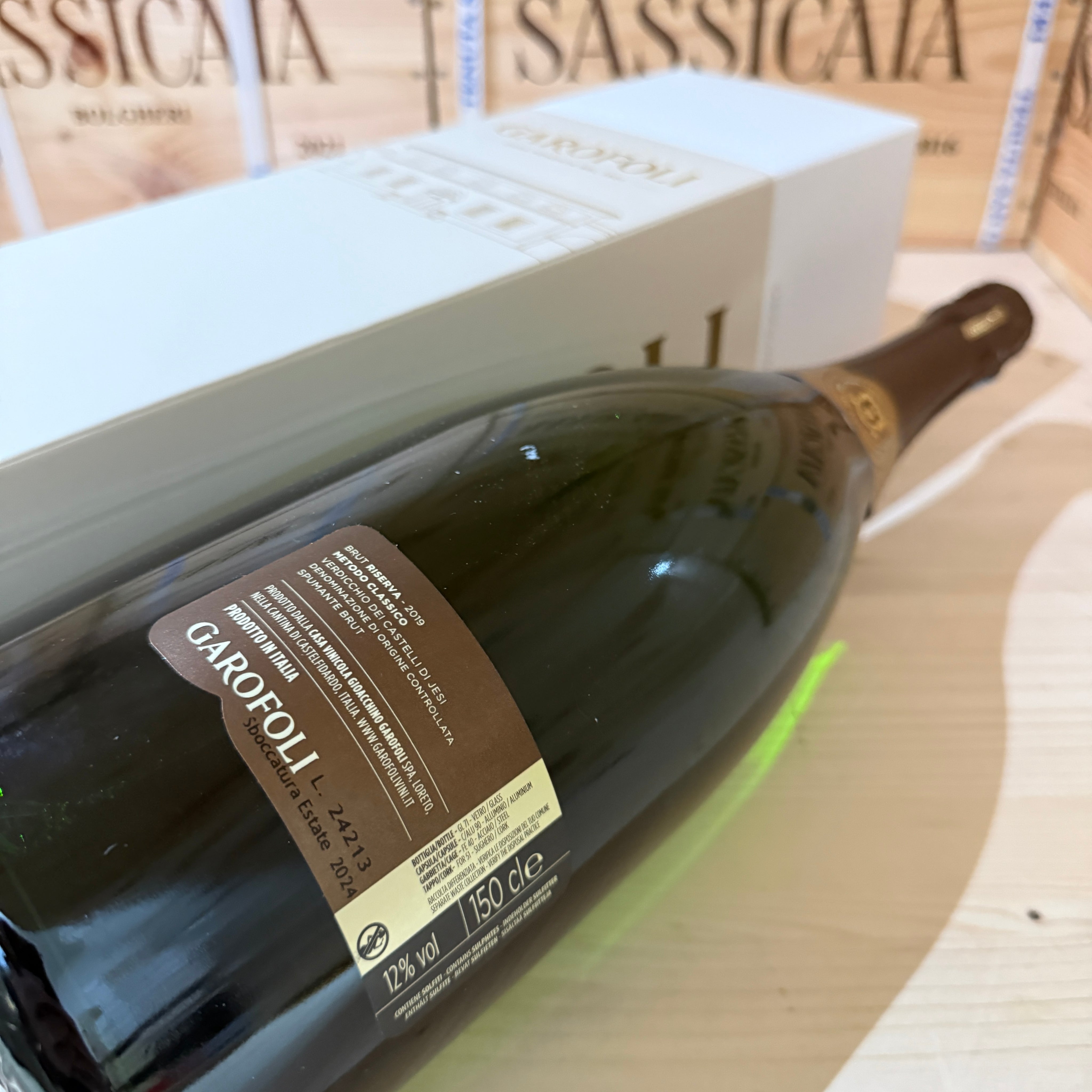 Garofoli Brut Riserva 2019 Magnum Metodo Classico - Astucciato